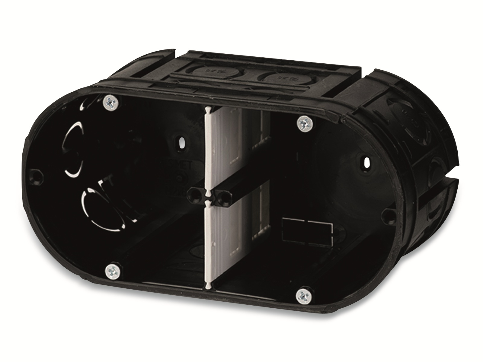 F-TRONIC Gerätedose, UP, Ø 60 mm, Höhe 63 mm, massiv, 2-fach F-TRONIC Gerätedose, UP, Ý 60 mm, Höhe 63 mm, massiv, 2-fach
