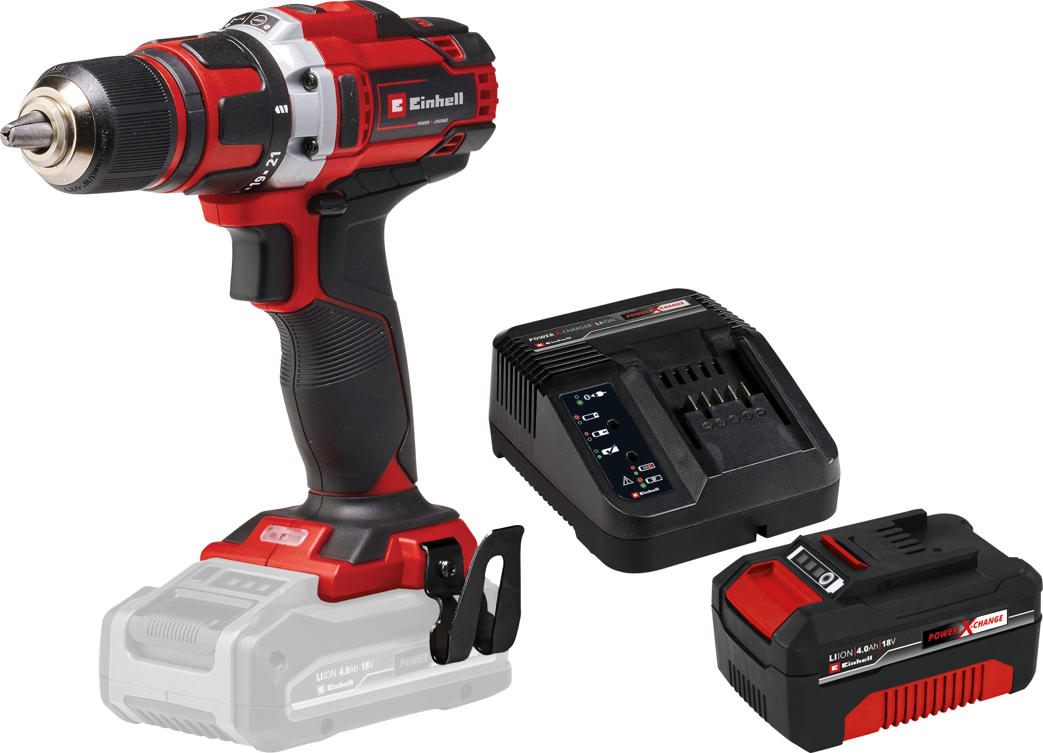 EINHELL Akku-Bohrschrauber TE-CD 18/40 Li Kit (1x 4,0 Ah) EINHELL Akku-Bohrschrauber TE-CD 18/40 Li Kit (1x 4,0 Ah)