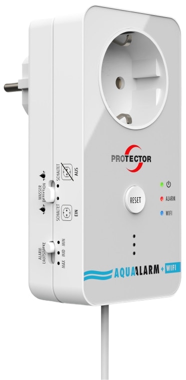PROTECTOR Wassermelder WA 11, mit Abschaltfunktion, WiFi u. APP PROTECTOR Wassermelder WA 11, mit Abschaltfunktion, WiFi u. APP