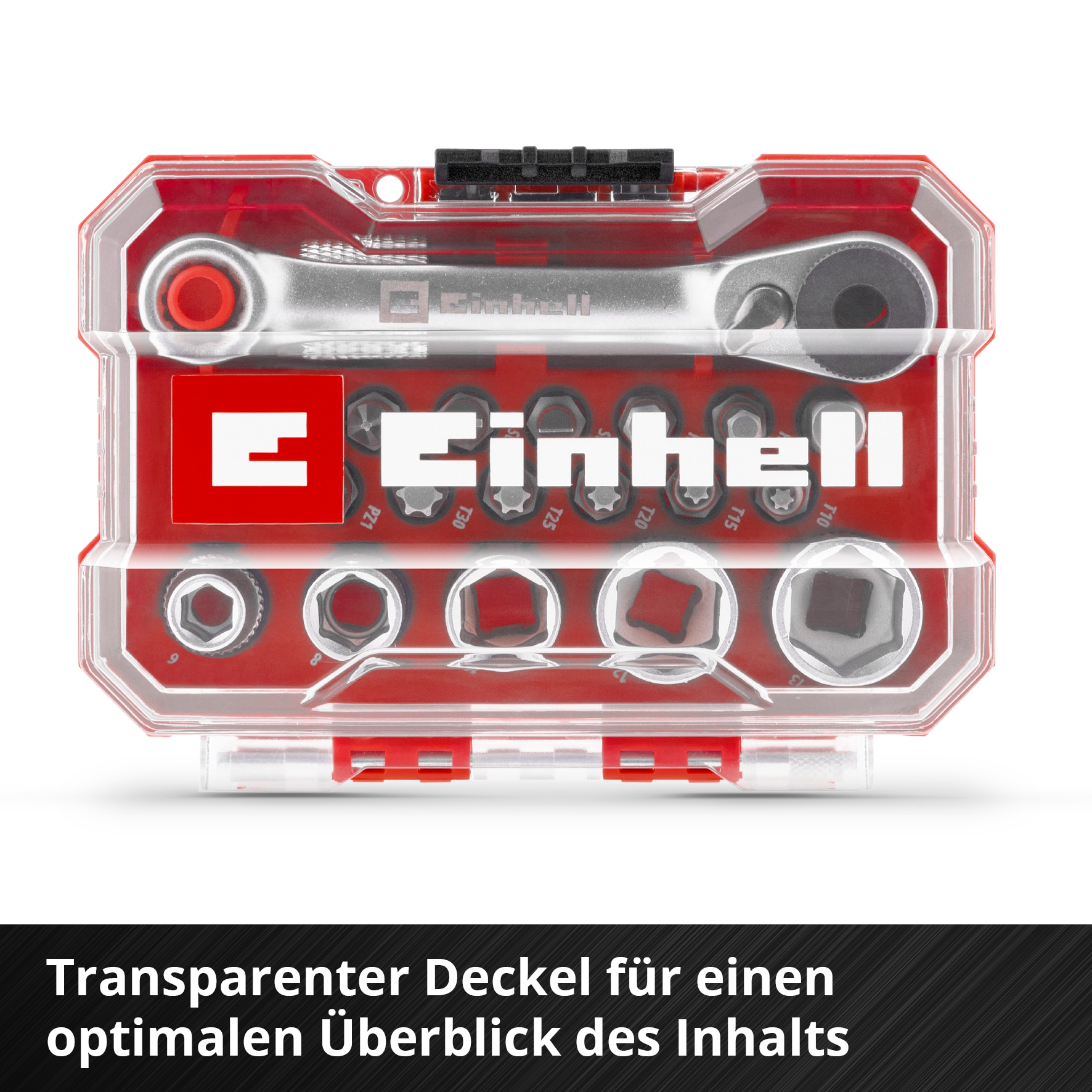EINHELL Bit- & Steckschlüssel-Set, 118683, XS-Case, 21-teilig EINHELL Bit- & Steckschlüssel-Set, 118683, XS-Case, 21-teilig