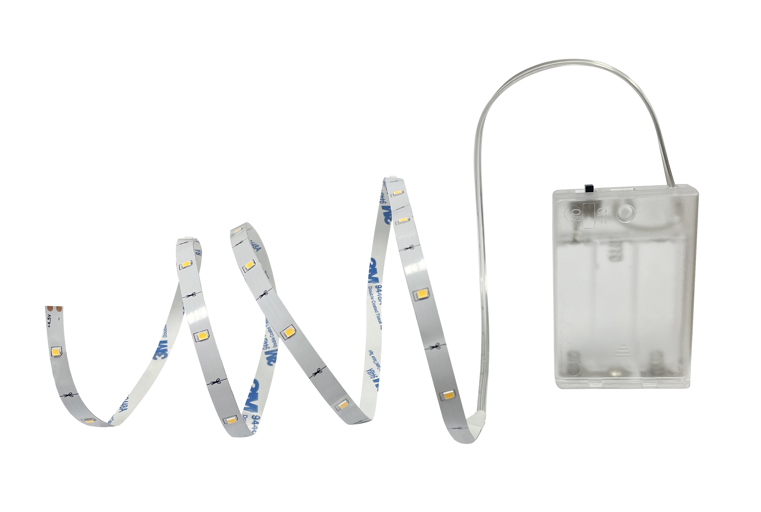 BLULAXA LED-Strip, 1 m, 1 W, 3000 K, Batteriebetrieb BLULAXA LED-Strip, 1 m, 1 W, 3000 K, Batteriebetrieb