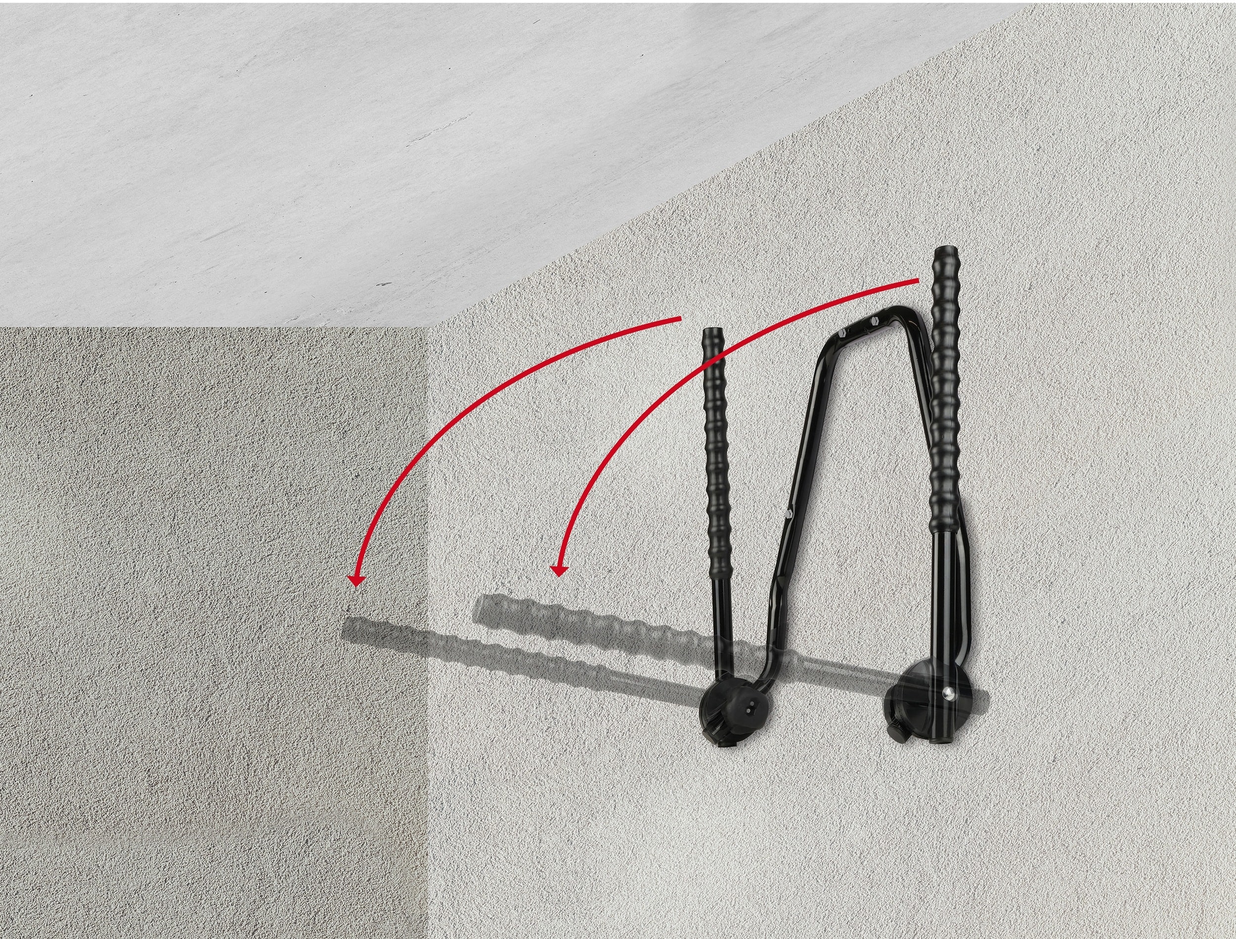 EUFAB Fahrrad-Wandhalter, 16404, für 3 Fahrräder EUFAB Fahrrad-Wandhalter, 16404, für 3 Fahrräder