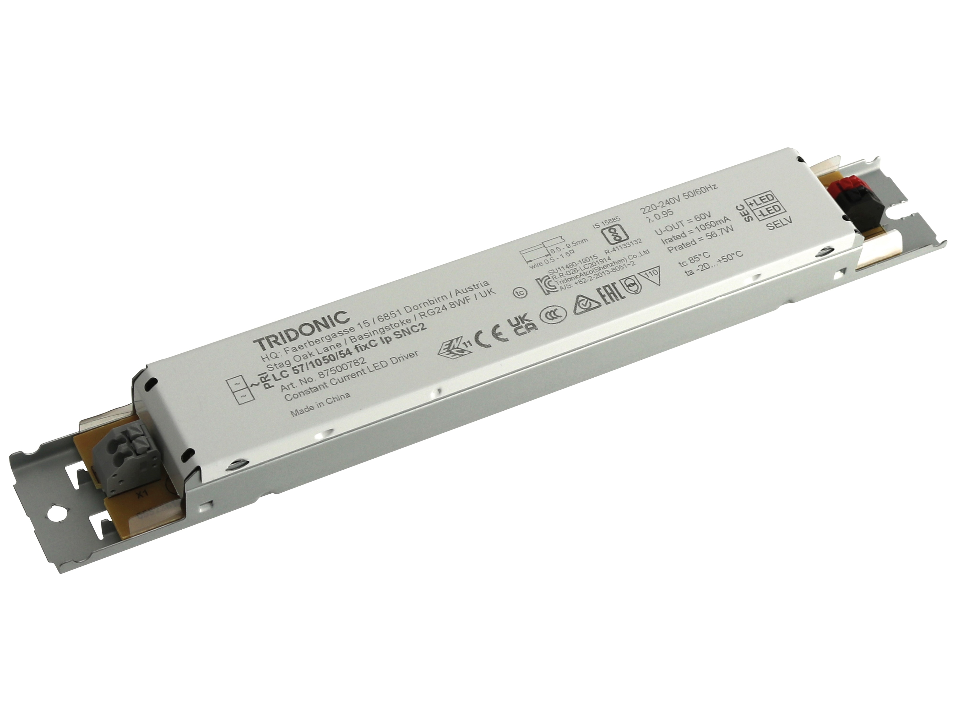 TRIDONIC LED-Schaltnetzteil 87500782, 56,7 W TRIDONIC LED-Schaltnetzteil 87500782, 56,7 W