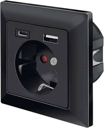 LOGILINK Unterputz-Steckdose PA0262B USB-A USB-C LOGILINK Unterputz-Steckdose PA0262B USB-A USB-C