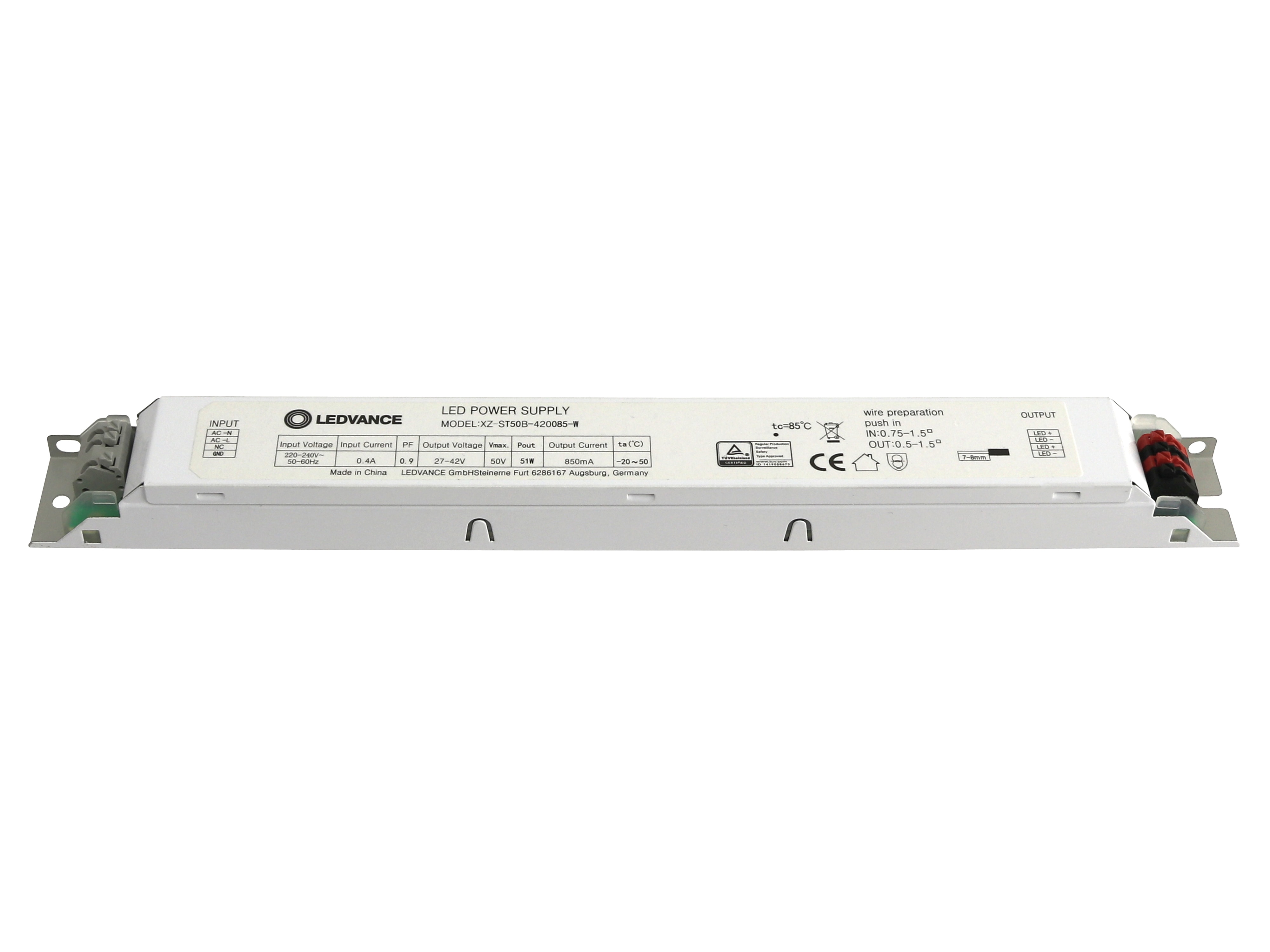 LEDVANCE LED-Schaltnetzteil XZ-ST50B-420085-W, 35 W LEDVANCE LED-Schaltnetzteil XZ-ST50B-420085-W, 35 W