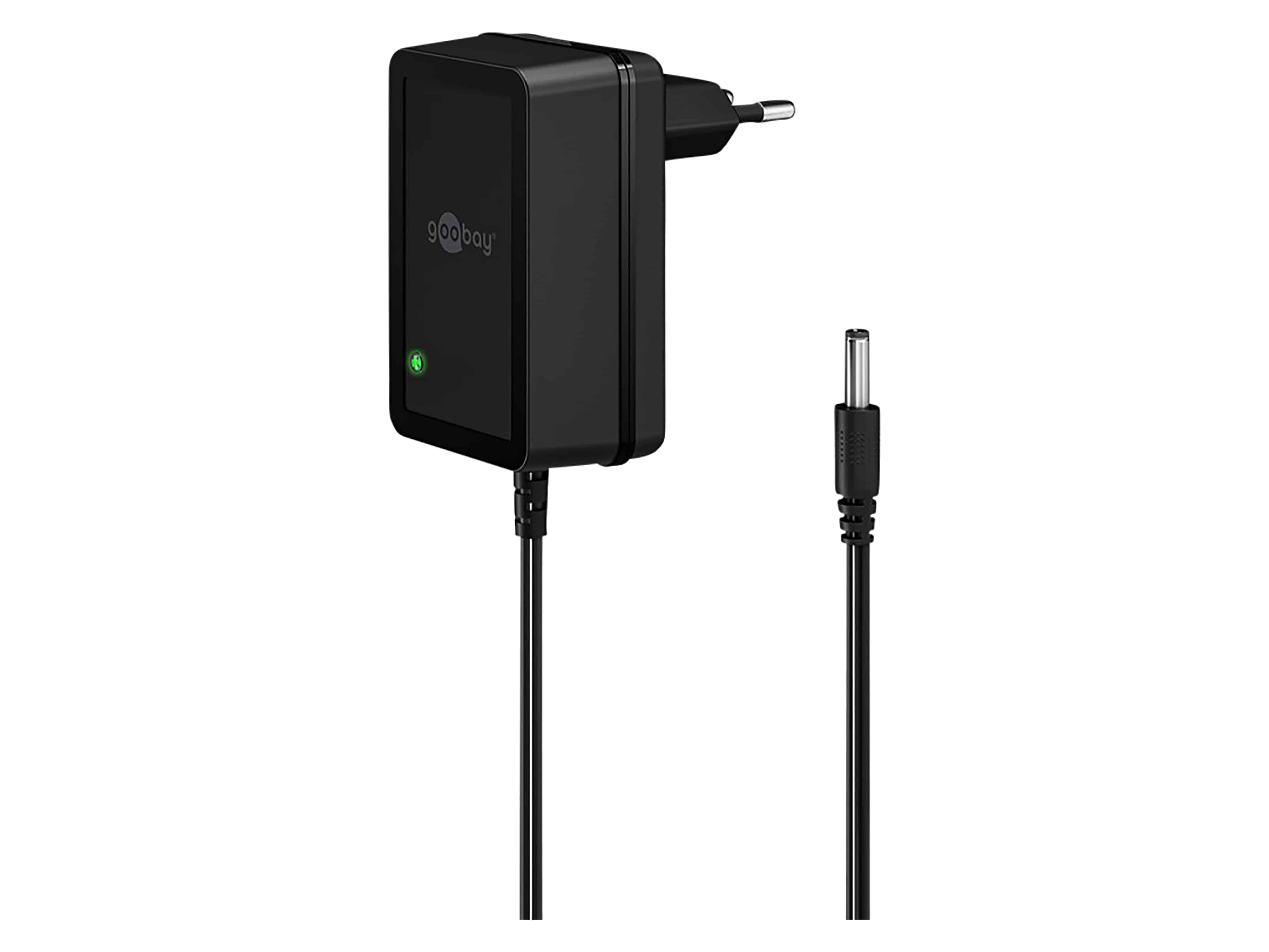 GOOBAY Universal-Netzteil 64975, 12 V-/1 A, 18 W, 5,5x2,1 mm, schwarz GOOBAY Universal-Netzteil 64975, 12 V-/1 A, 18 W, 5,5x2,1 mm, schwarz
