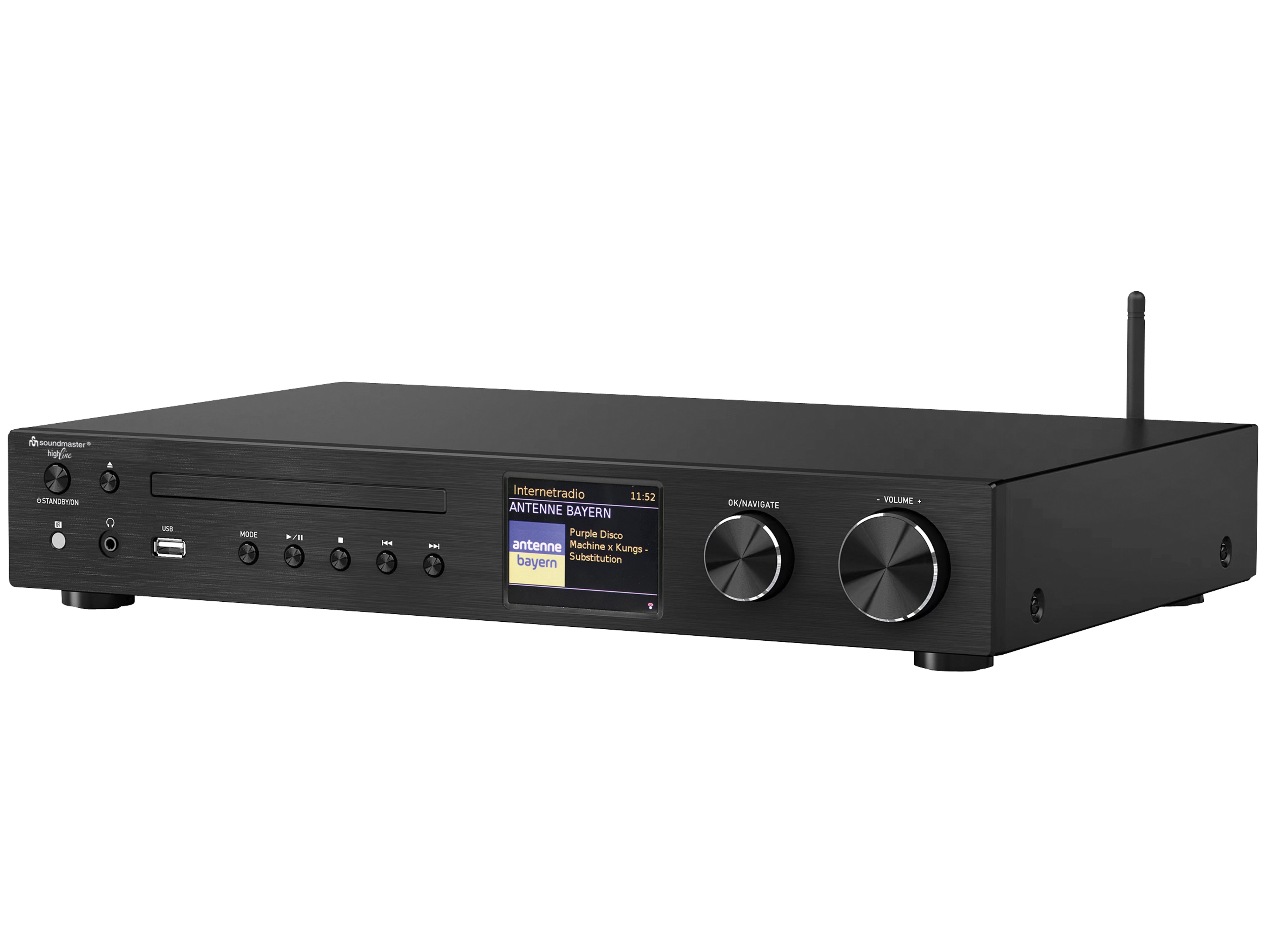 SOUNDMASTER HIGHLINE Multi Audio System ICD4350SW, schwarz SOUNDMASTER Multi Audio System ICD4350SW HighLine, schwarz