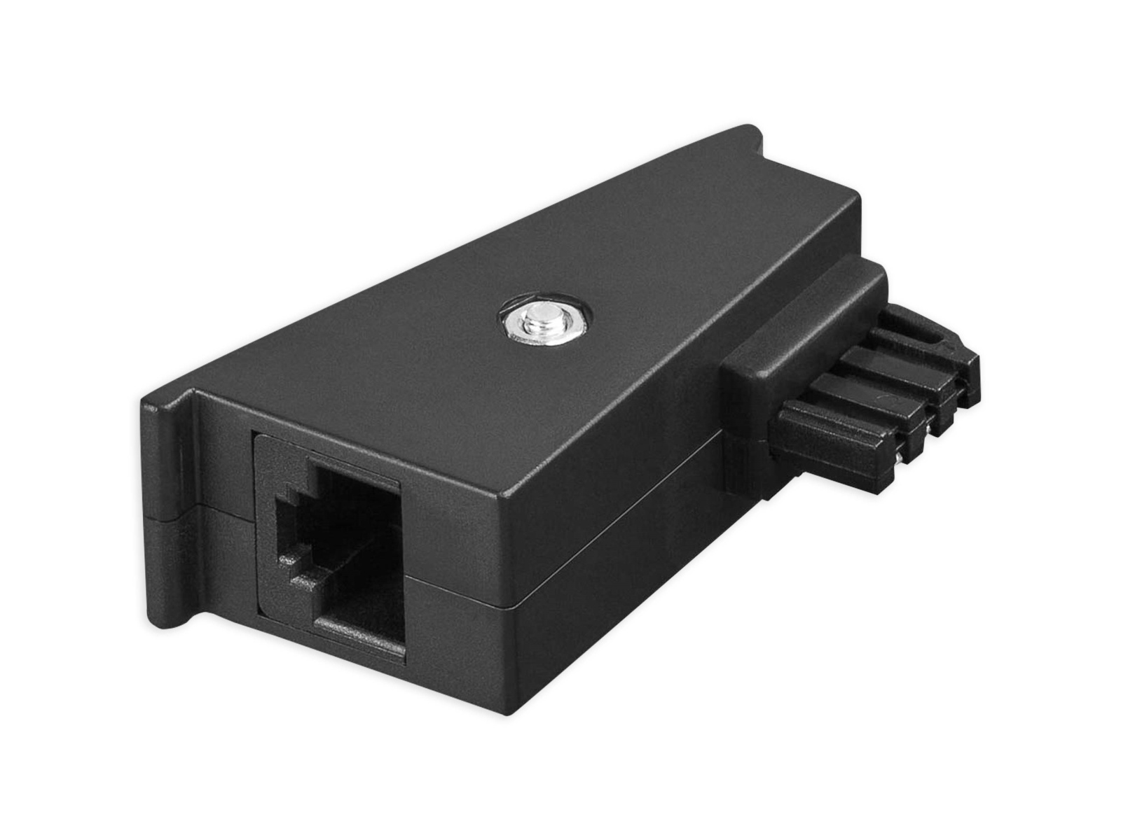 GOOBAY TAE/F Telefon-Adapterstecker, 8P2C, Pin 1/8, schwarz GOOBAY TAE/F Telefon-Adapterstecker, 8P2C, Pin 1/8, schwarz