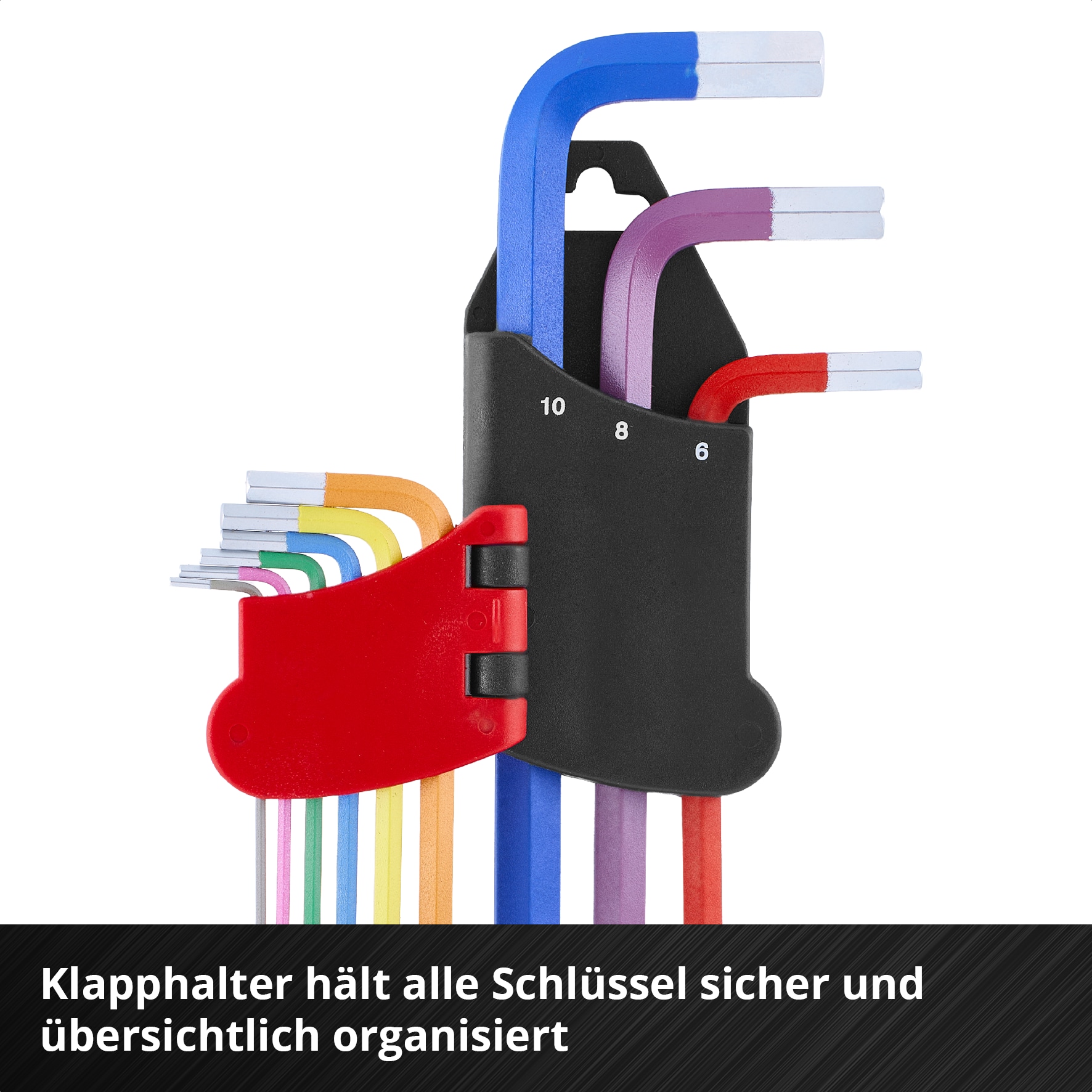 EINHELL Innensechskantschlüssel-Satz, 340558, 9-teilig EINHELL Innensechskantschlüssel-Satz, 340558, 9-teilig