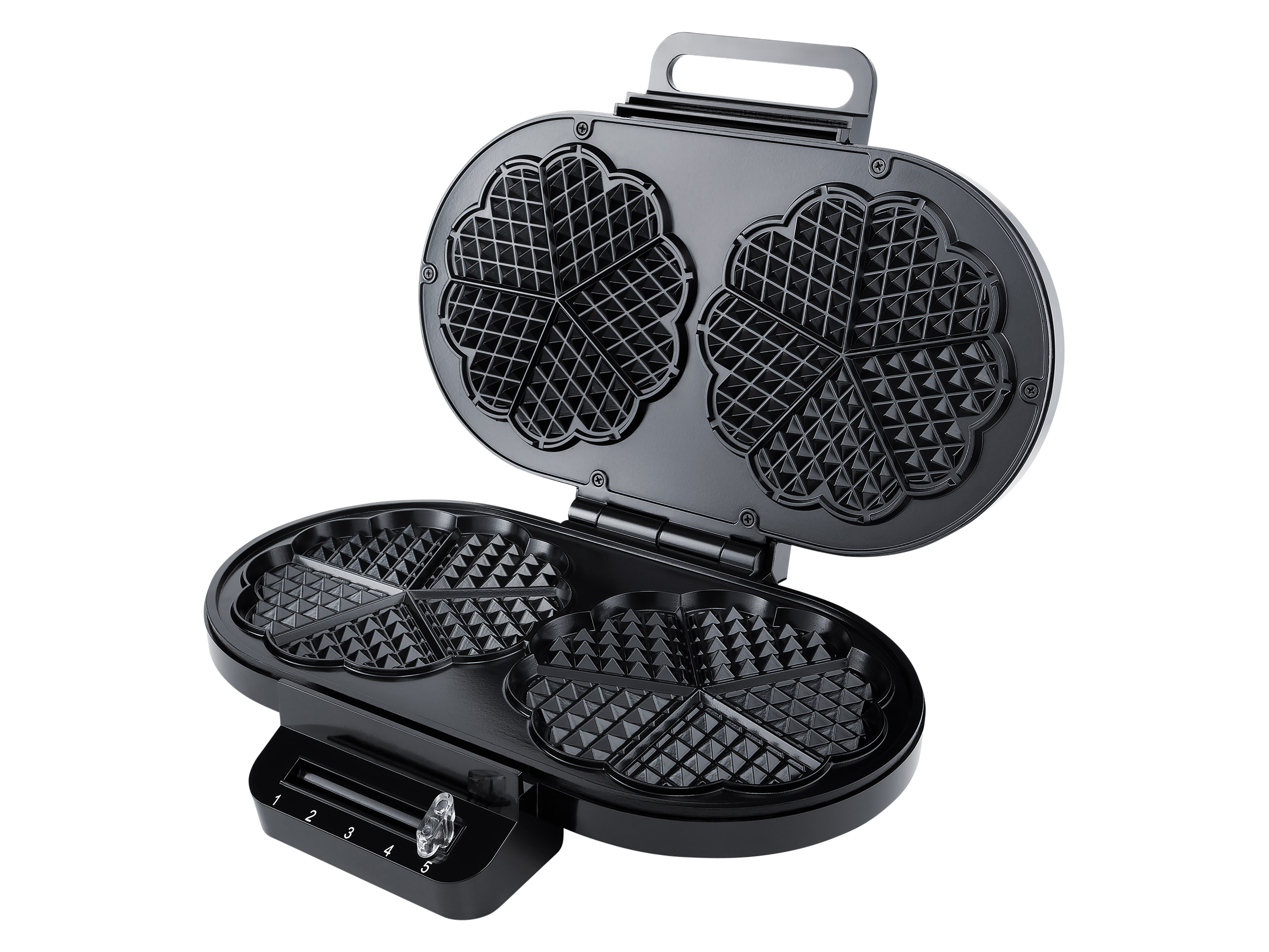 STEBA Doppel Waffeleisen WE 2, 2x5 Herzwaffeln, Ø15,5cm, antihaftbeschichtung STEBA Doppel Waffeleisen WE 2, 2x5 Herzwaffeln, Ø15,5cm, antihaftbeschichtung