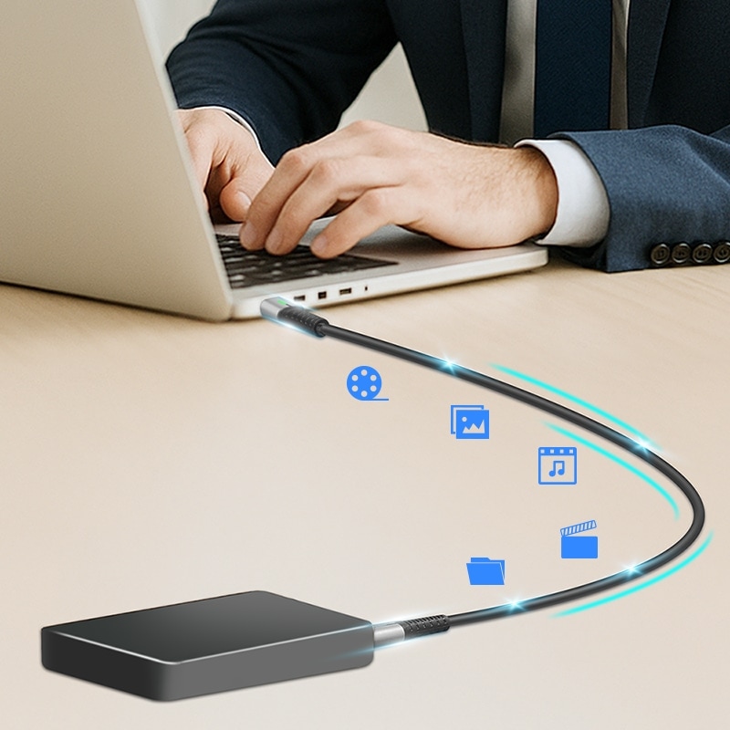LOGILINK USB3.2 Kabel CU0433 USB-C M/USB-C M 100W LED Metall 1,5m schwarz LOGILINK USB3.2 Kabel CU0433 USB-C M/USB-C M 100W LED Metall 1,5m schwarz
