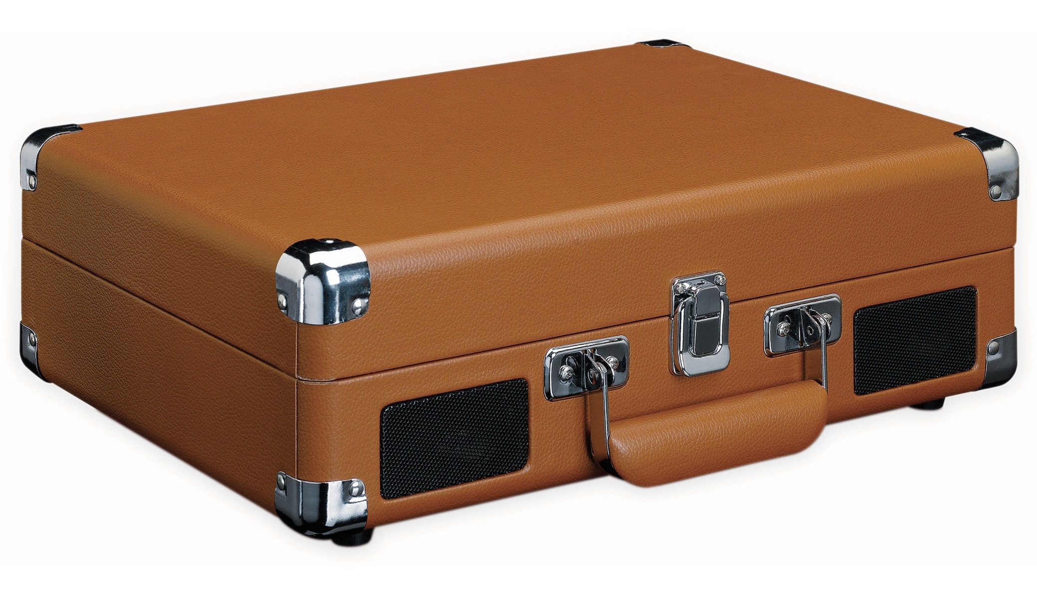 LENCO Plattenspieler TT-10BN, Retro-Stil, mit integrierten Lautsprechern