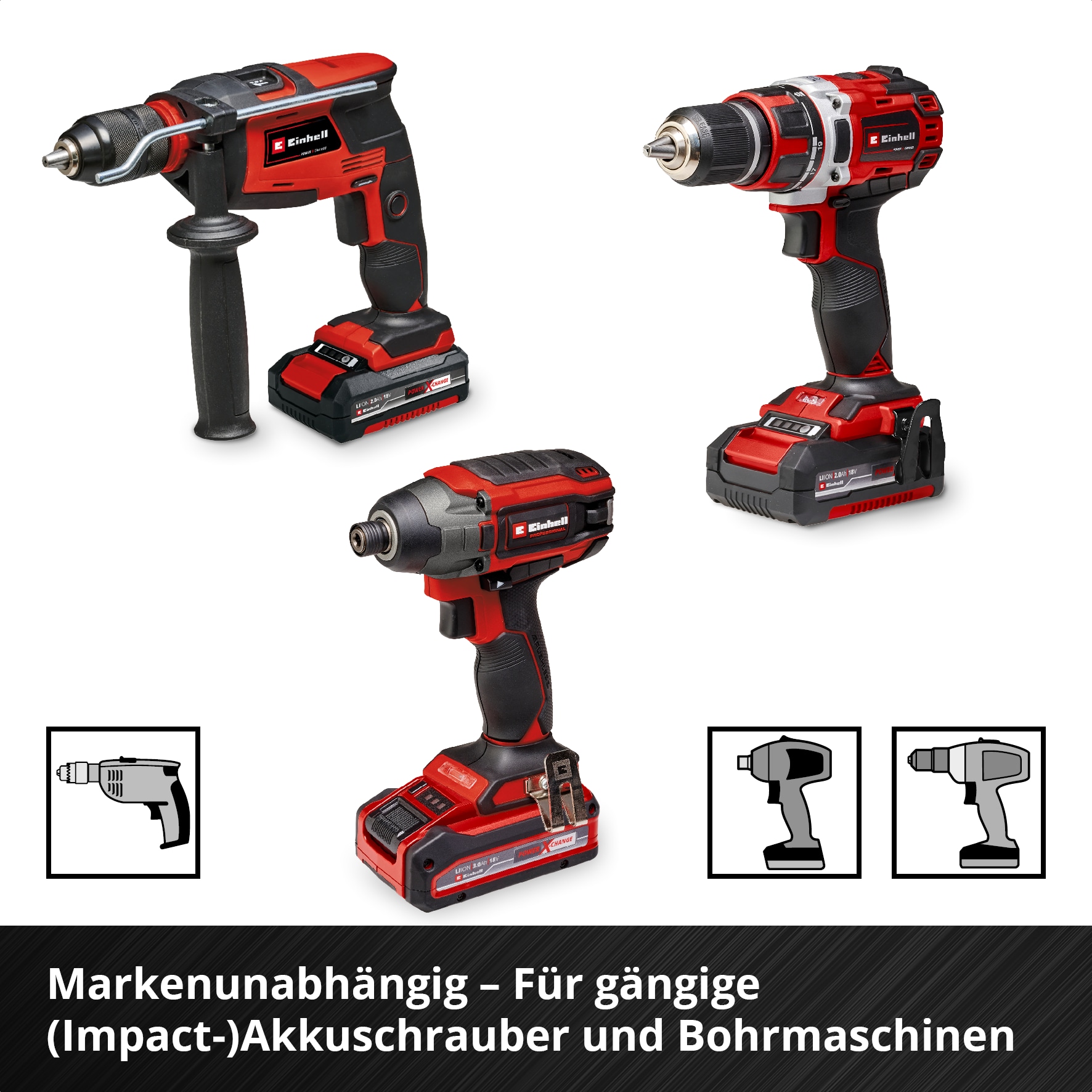 EINHELL Impact-Bit-Set, 118653, 10-teilig