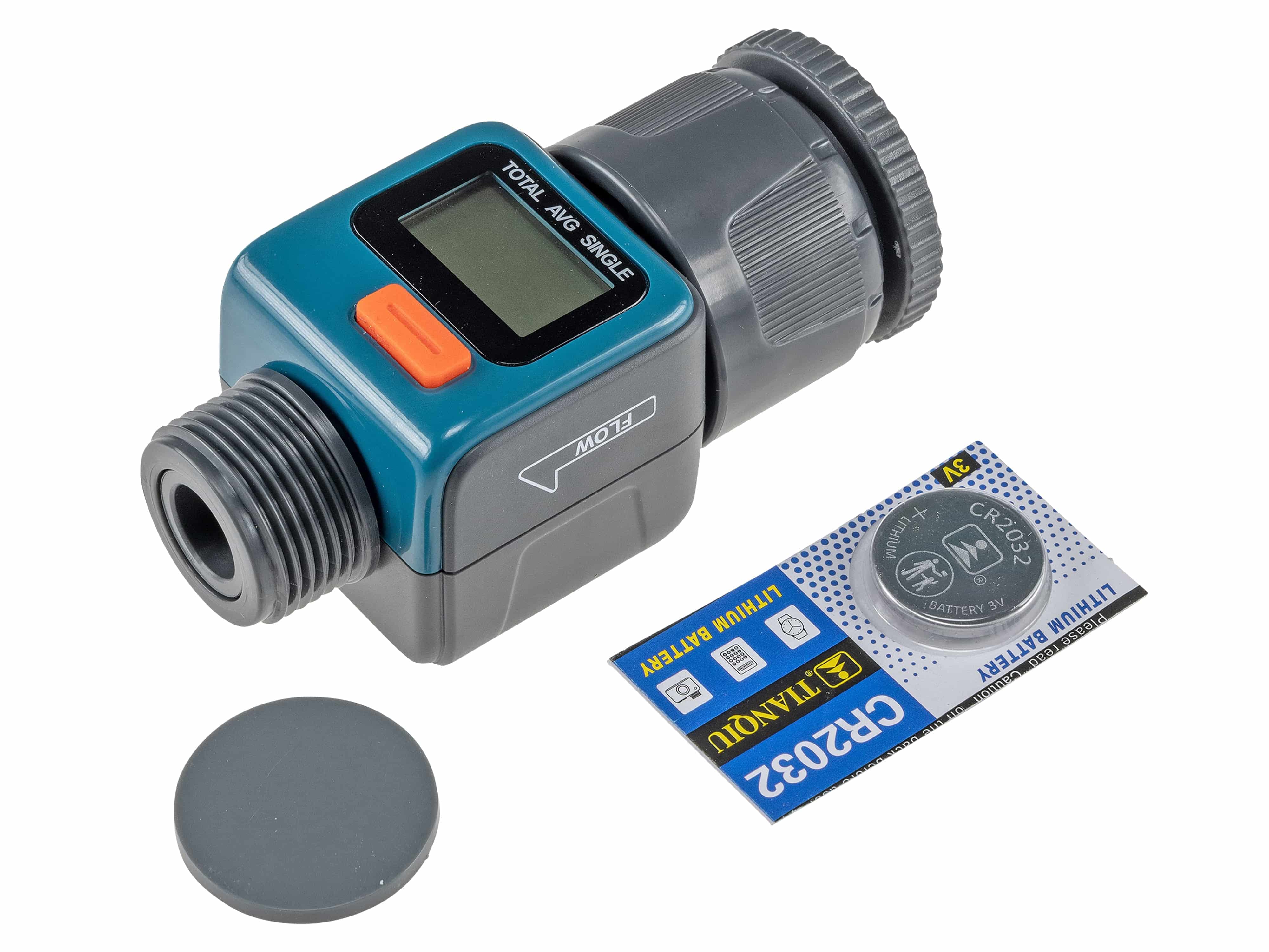 CHILITEC Digitaler Wasserzähler CT-WZ4, mit Adapter 1" u. 3/4" CHILITEC Digitaler Wasserzähler CT-WZ4, mit Adapter 1" u. 3/4"