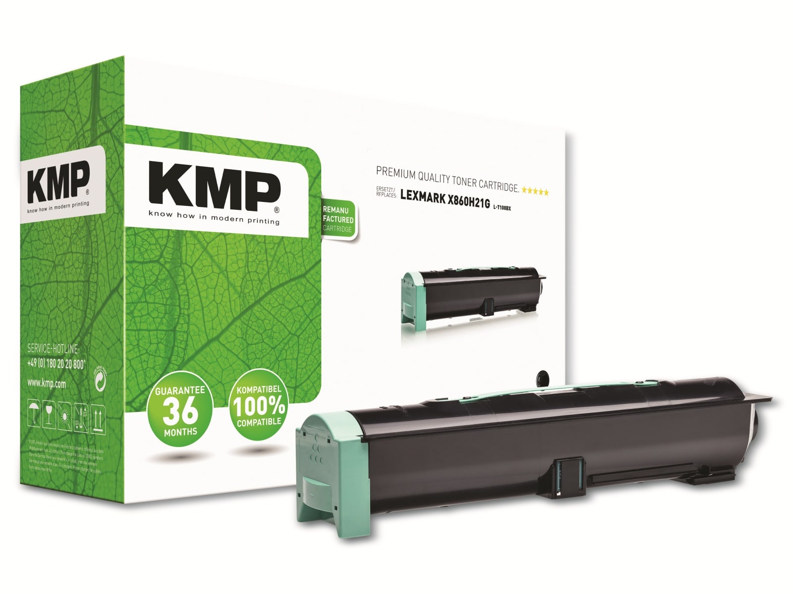 KMP Toner L-T108, kompatibel zu X860H21G KMP Toner L-T108, kompatibel zu X860H21G