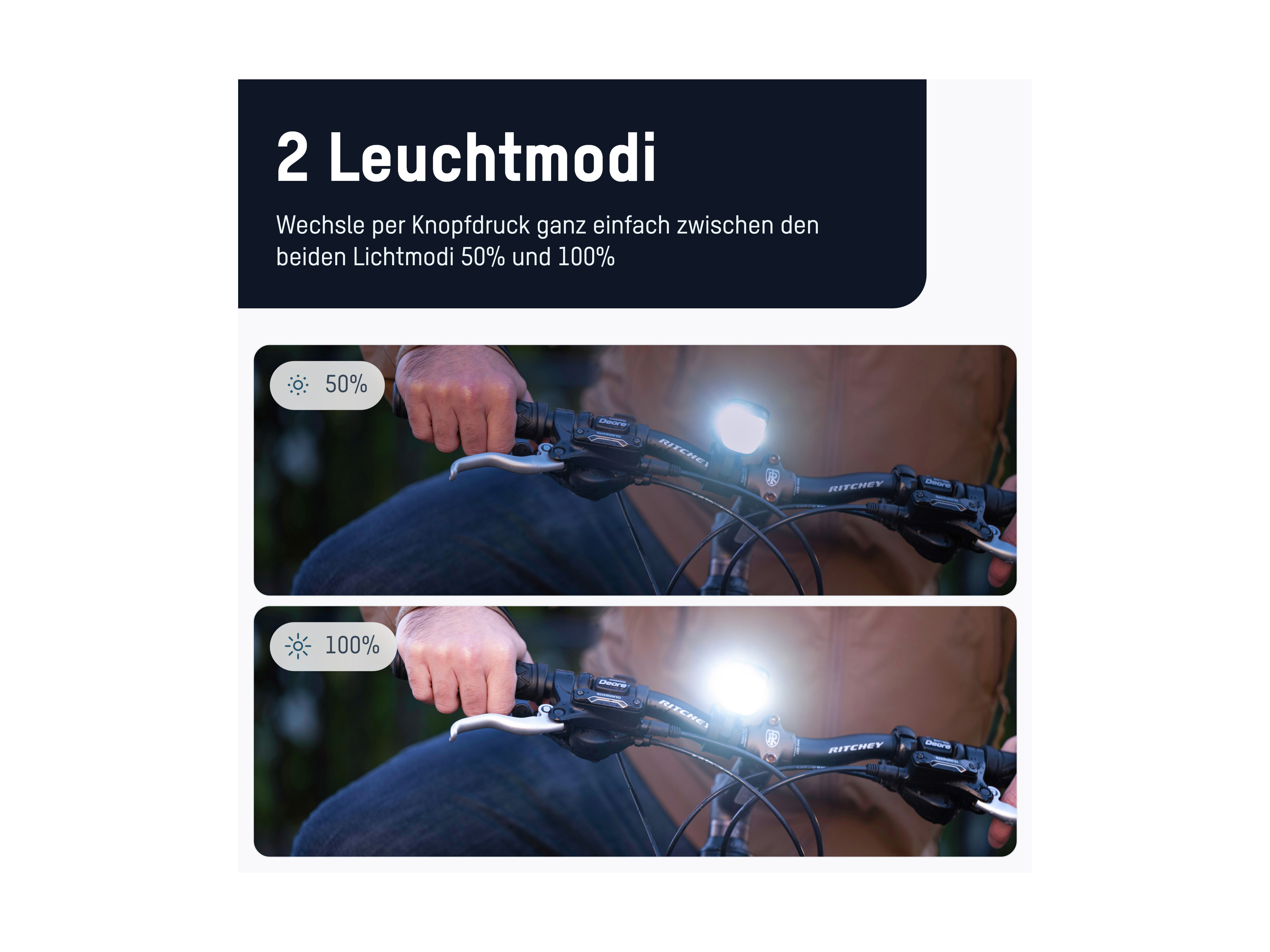 ANSMANN LED-Fahrrad-Beleuchtungs-Set, 1600-0254 ANSMANN LED-Fahrrad-Beleuchtungs-Set, 1600-0254