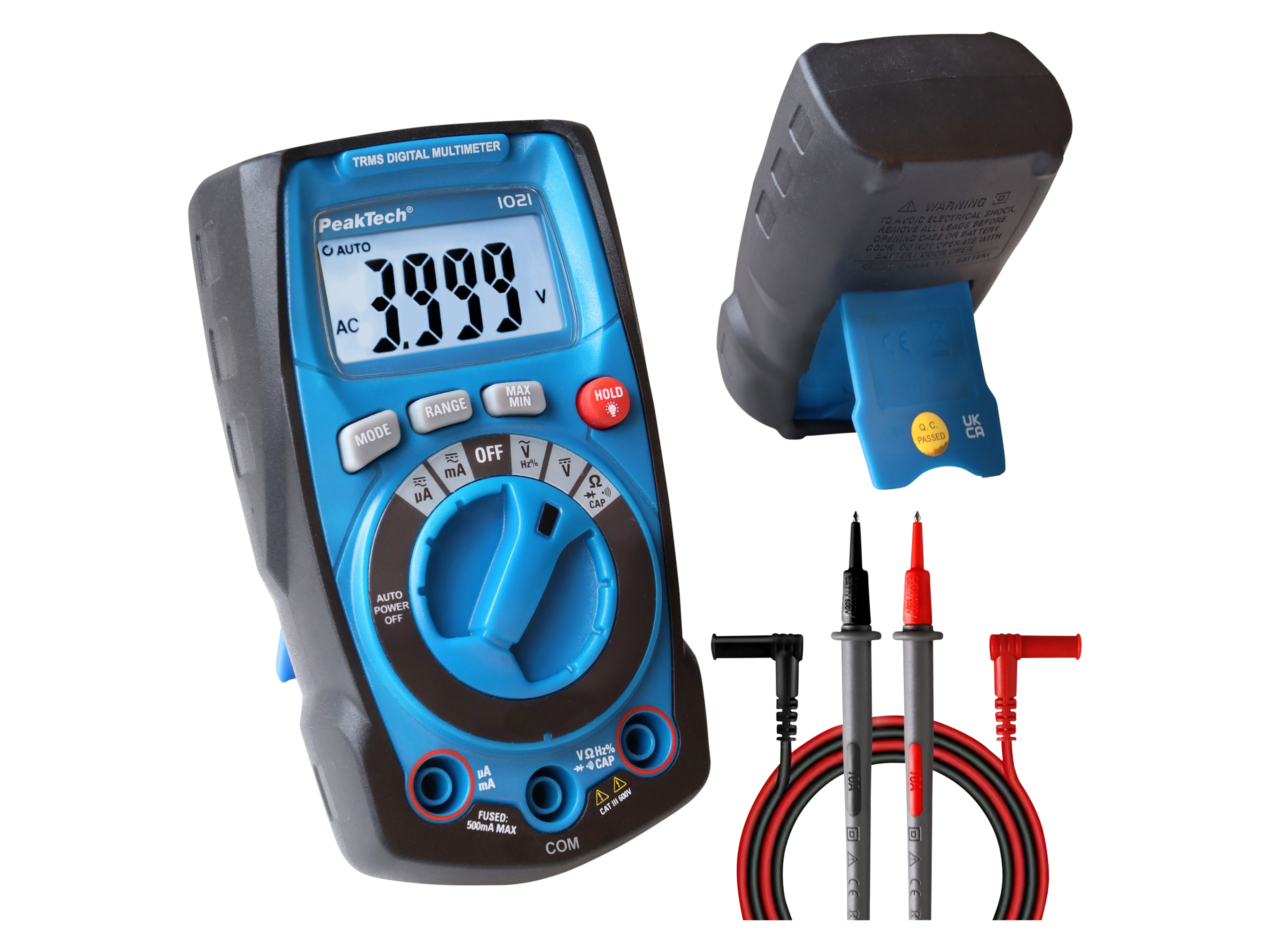 PEAKTECH Digital Multimeter P 1021, 4000 Counts PEAKTECH Digital Multimeter P 1021, 4000 Counts