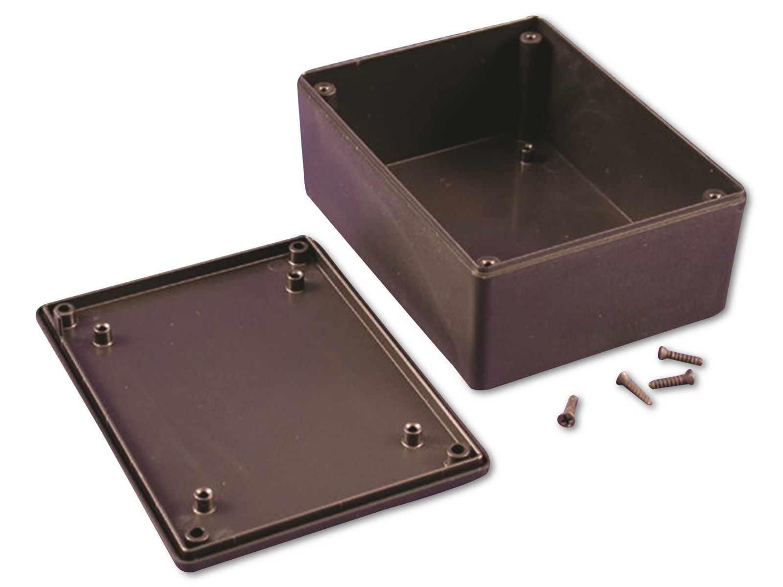 HAMMOND Universal-Gehäuse,1591XXSSBK, ABS, schwarz, IP54, 112,5x84,6x44 mm HAMMOND Universal-Gehäuse,1591XXSSBK, ABS, schwarz, IP54, 112,5x84,6x44 mm