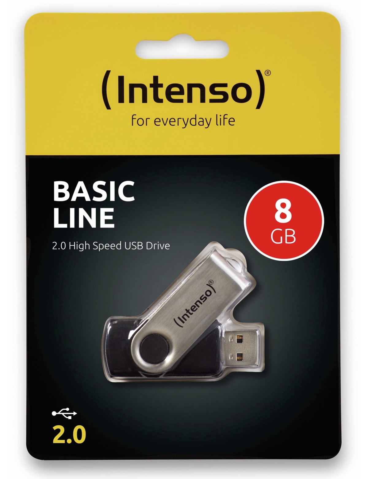 INTENSO USB-Stick Basic Line 3503460 USB 2.0 8GB INTENSO USB-Speicherstick BasicLine, 8 GB