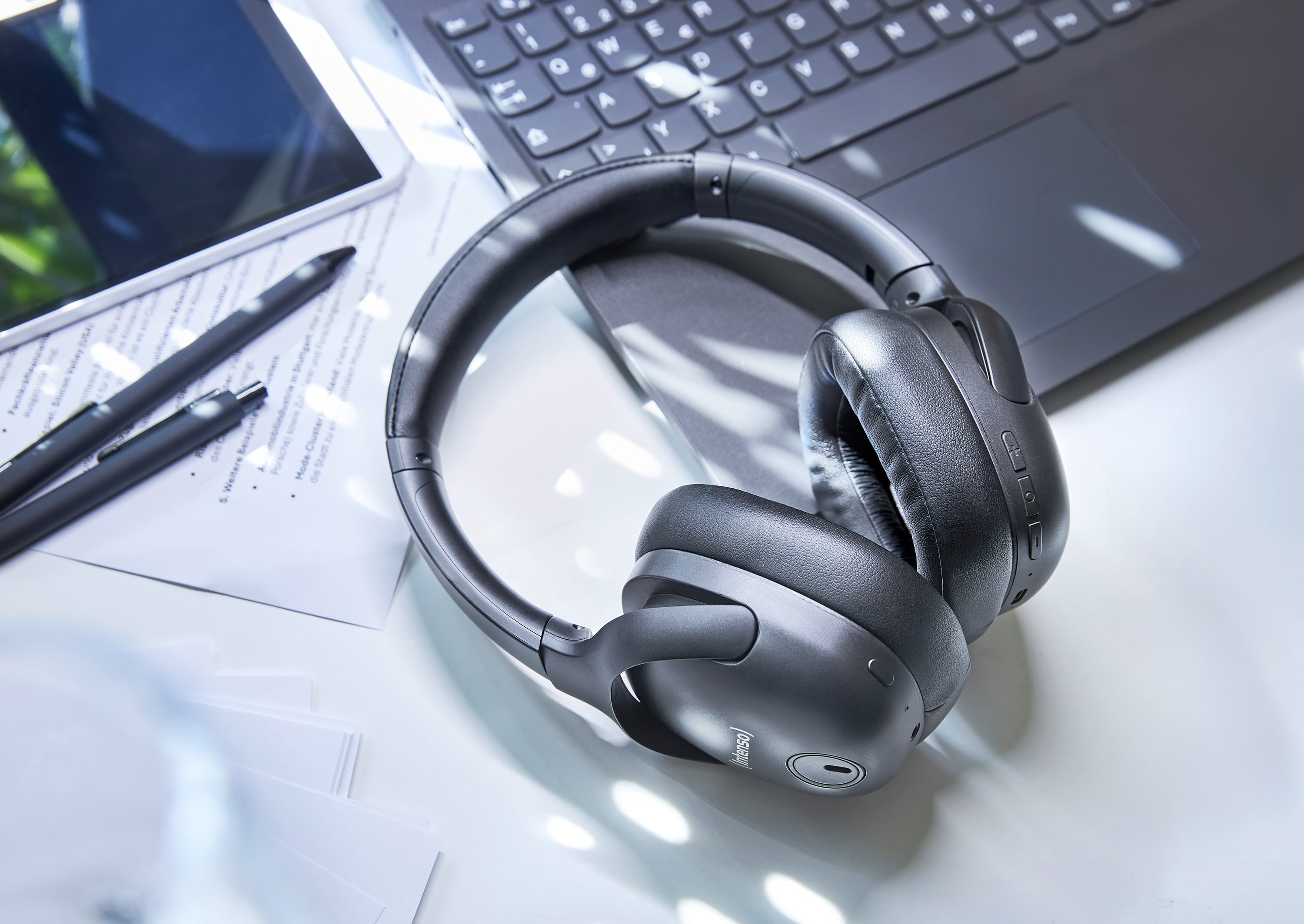 INTENSO Over-Ear Kopfhörer O400HA, TWS, Bluetooth, ANC, schwarz