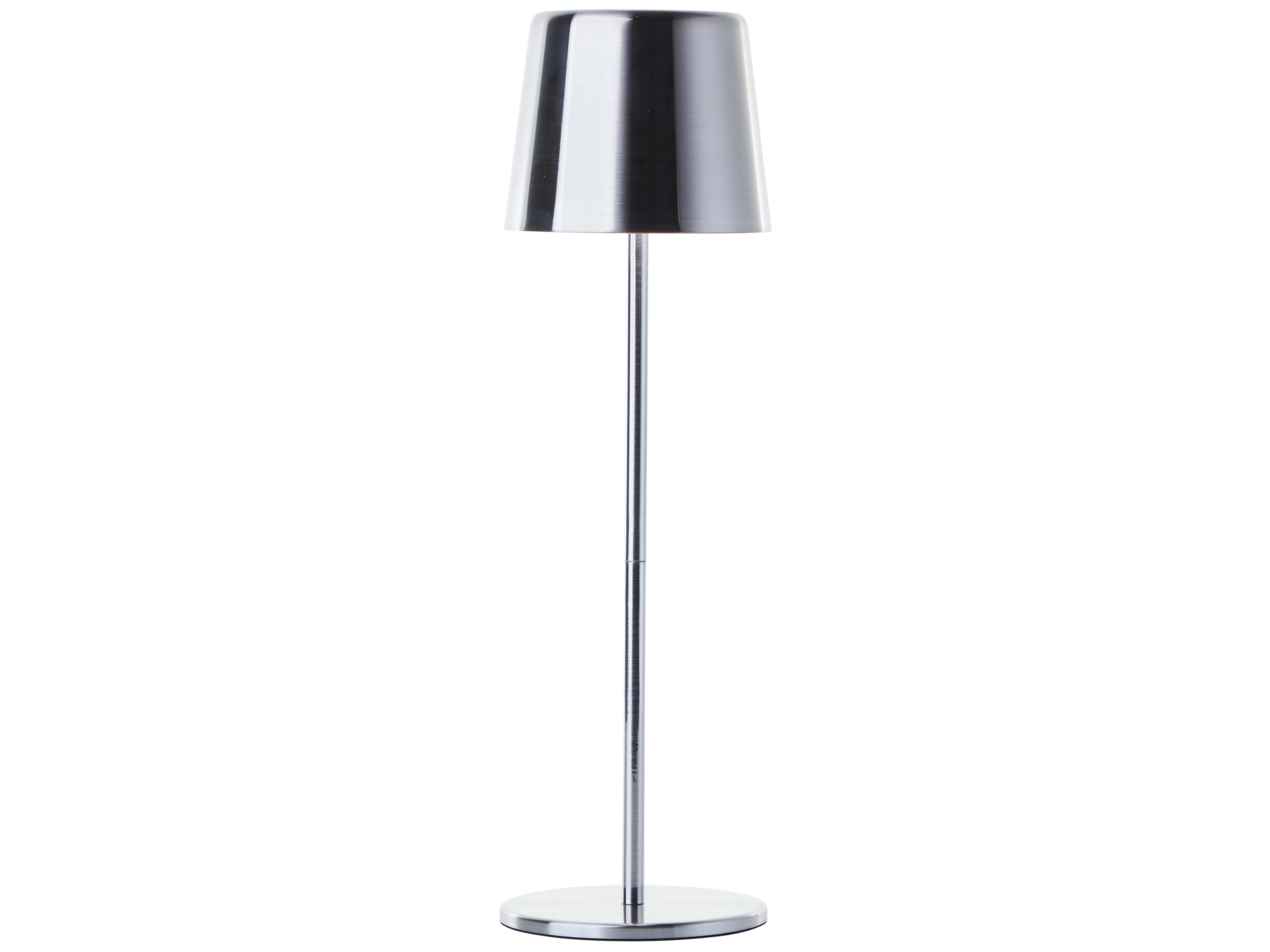 BRILLIANT LED-Akku-Tischleuchte Xaana, 4W, 300lm, CCT, nickel-matt