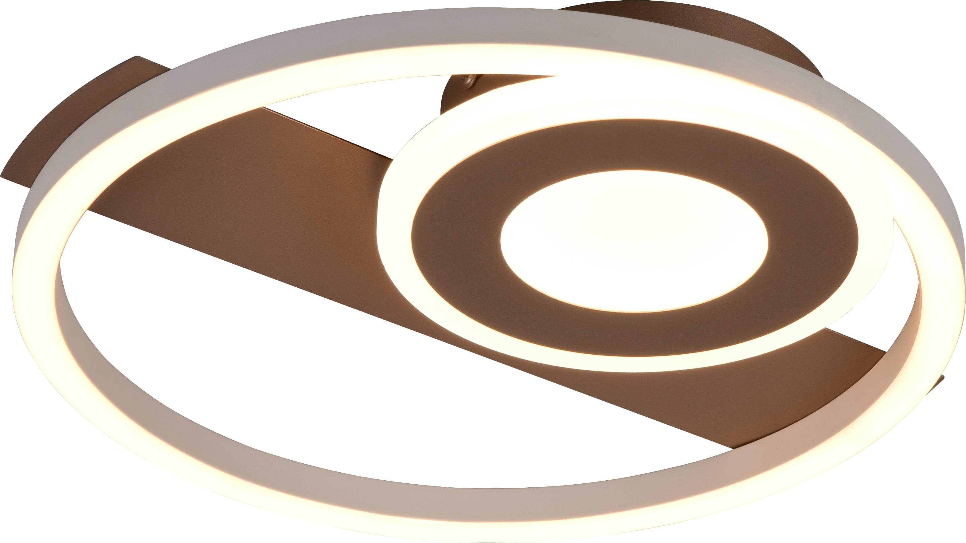 REALITY LED-Deckenleuchte HORUS, R63671165, 22W, 2500lm, 3000K, coffee REALITY LED-Deckenleuchte HORUS, R63671165, 22W, 2500lm, 3000K, coffee