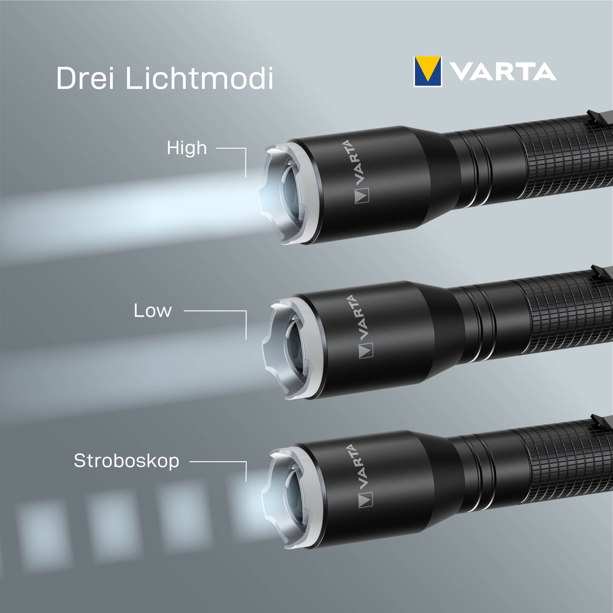 VARTA LED-Taschenlampe Aluminium Light Pro F20, 250 lm, Batteriebetrieb VARTA LED-Taschenlampe Aluminium Light Pro F20, 250 lm, Batteriebetrieb
