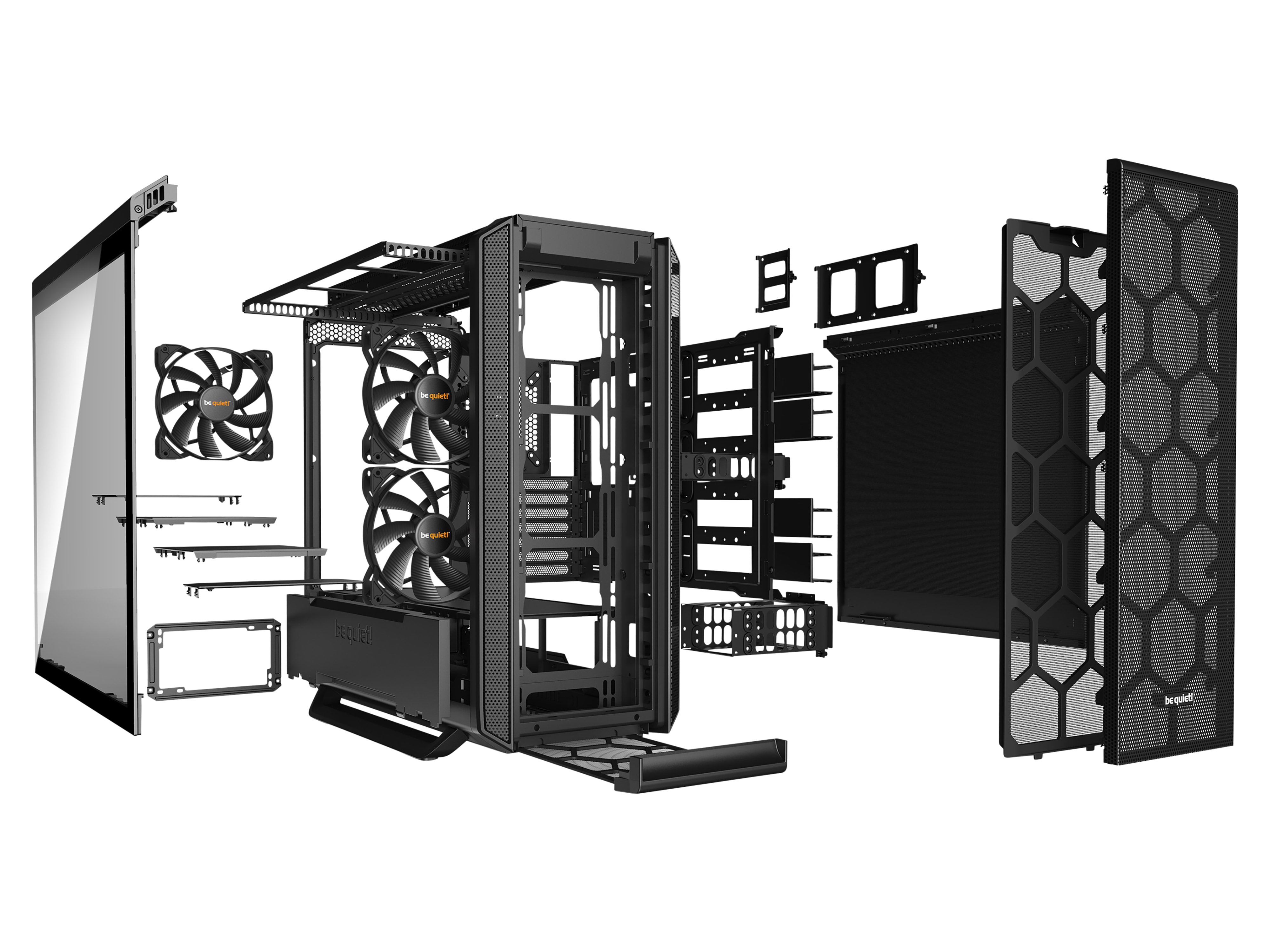 BE QUIET! Midi Tower Silent Base 802 Window Black BE QUIET! Midi Tower Silent Base 802 Window Black