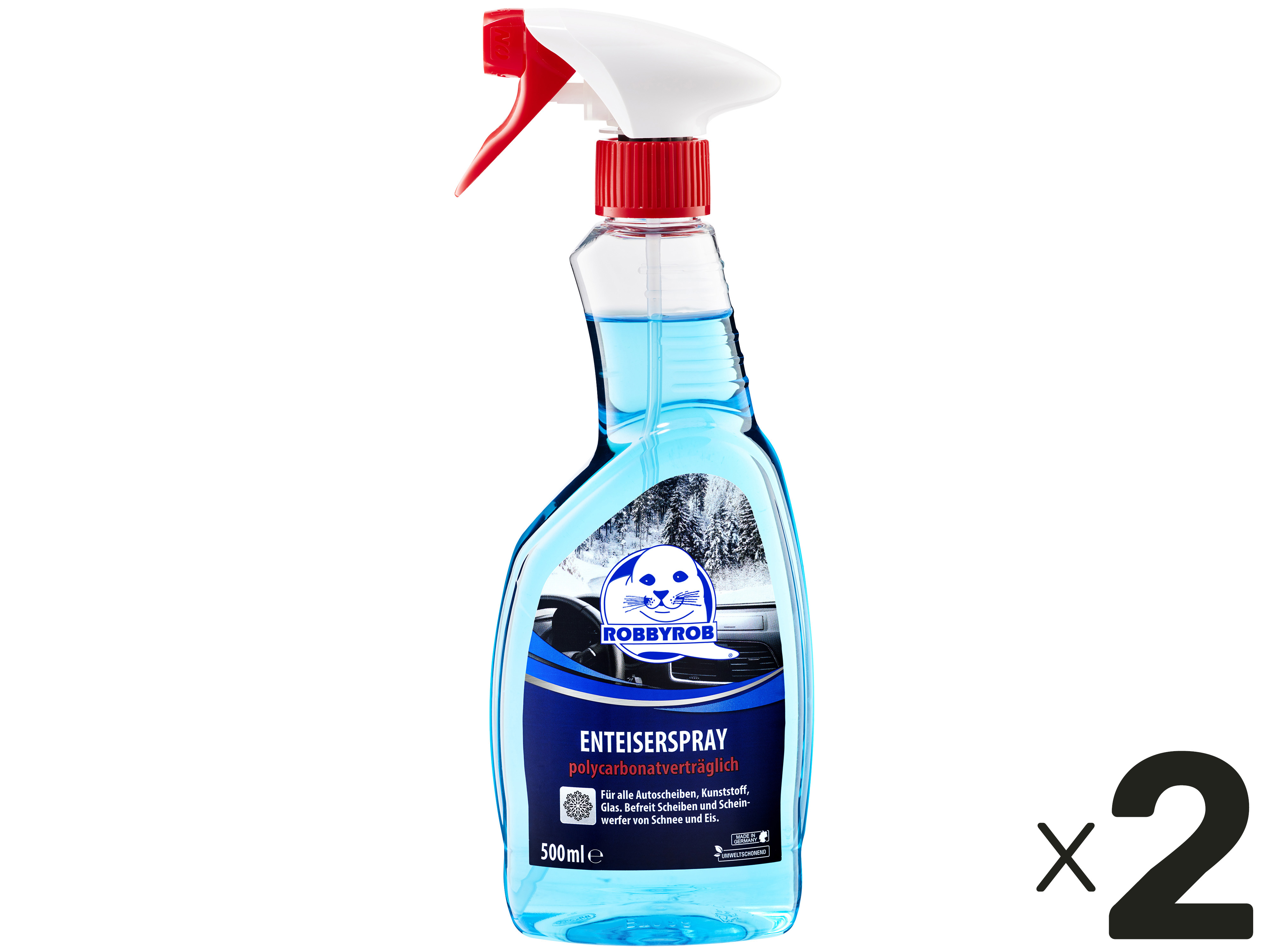 ROBBYROB Enteiserspray, 86312, 500 ml, 2 Stück ROBBYROB Enteiserspray, 86312, 500 ml, 2 Stück