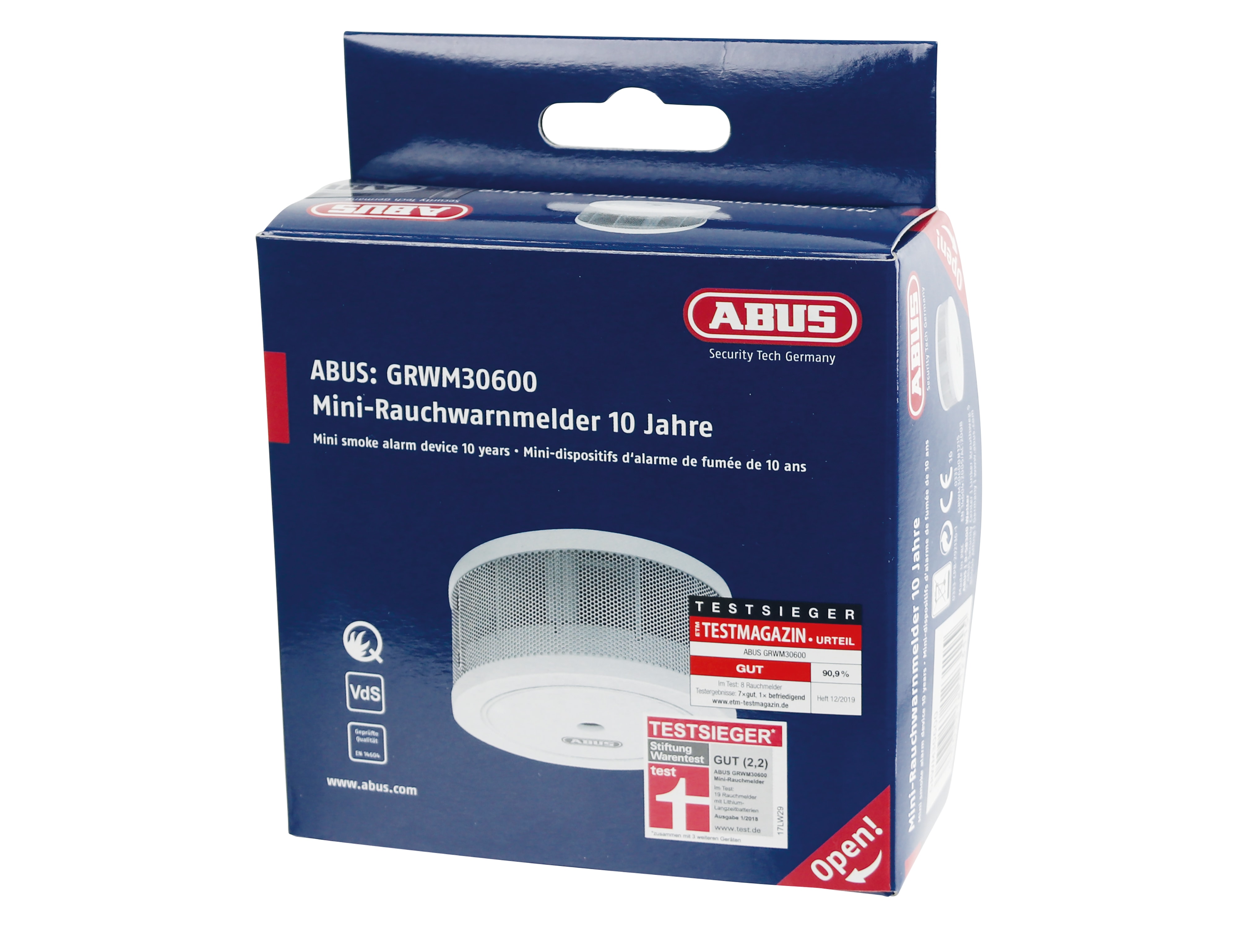 ABUS Rauchmelder GRWM30600, 3 Stück ABUS Rauchmelder GRWM30600, 3 Stück