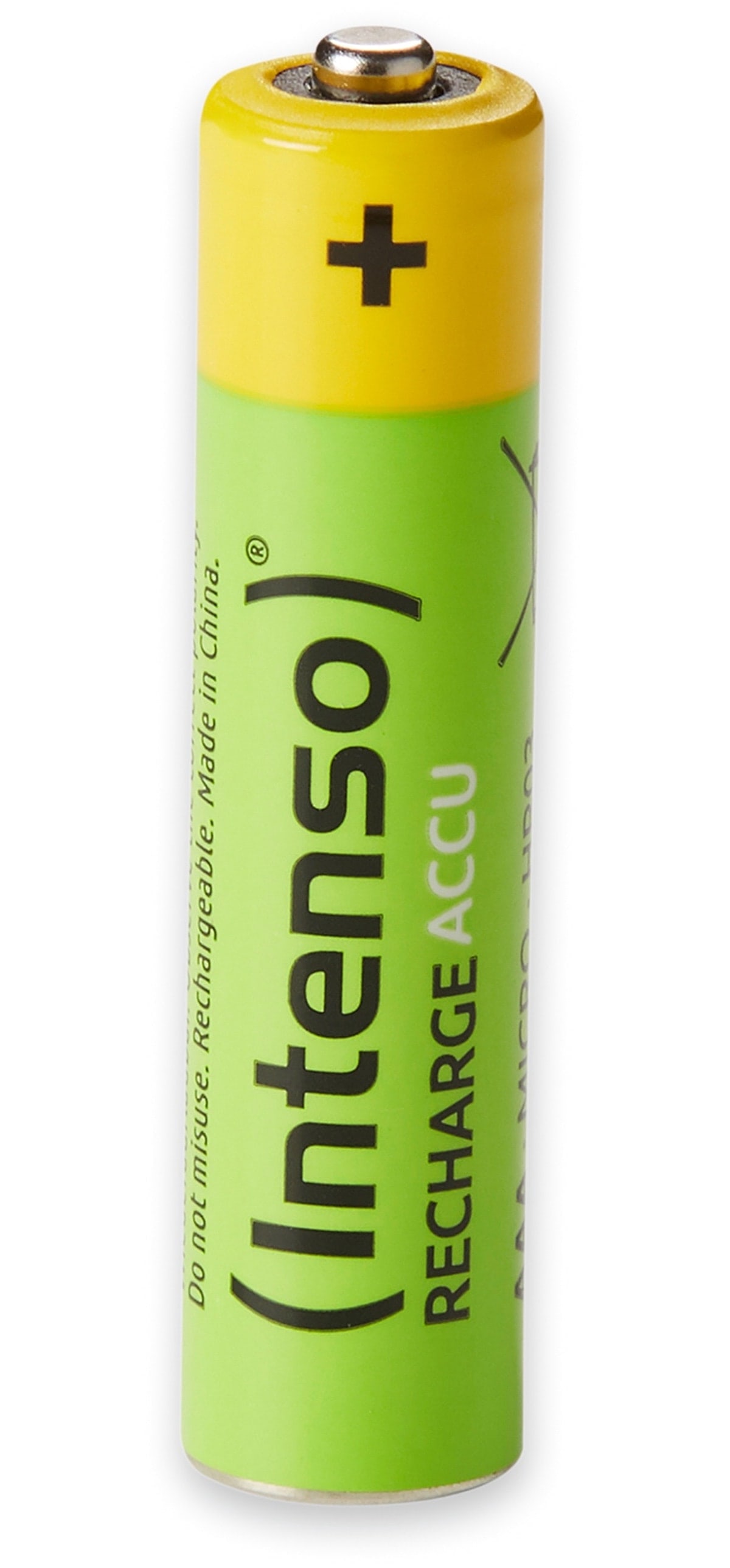 INTENSO NiMH-Akku AAA HR03, 850 mAh, 4 Stück INTENSO NiMH-Akku AAA HR03, 850 mAh, 4 Stück