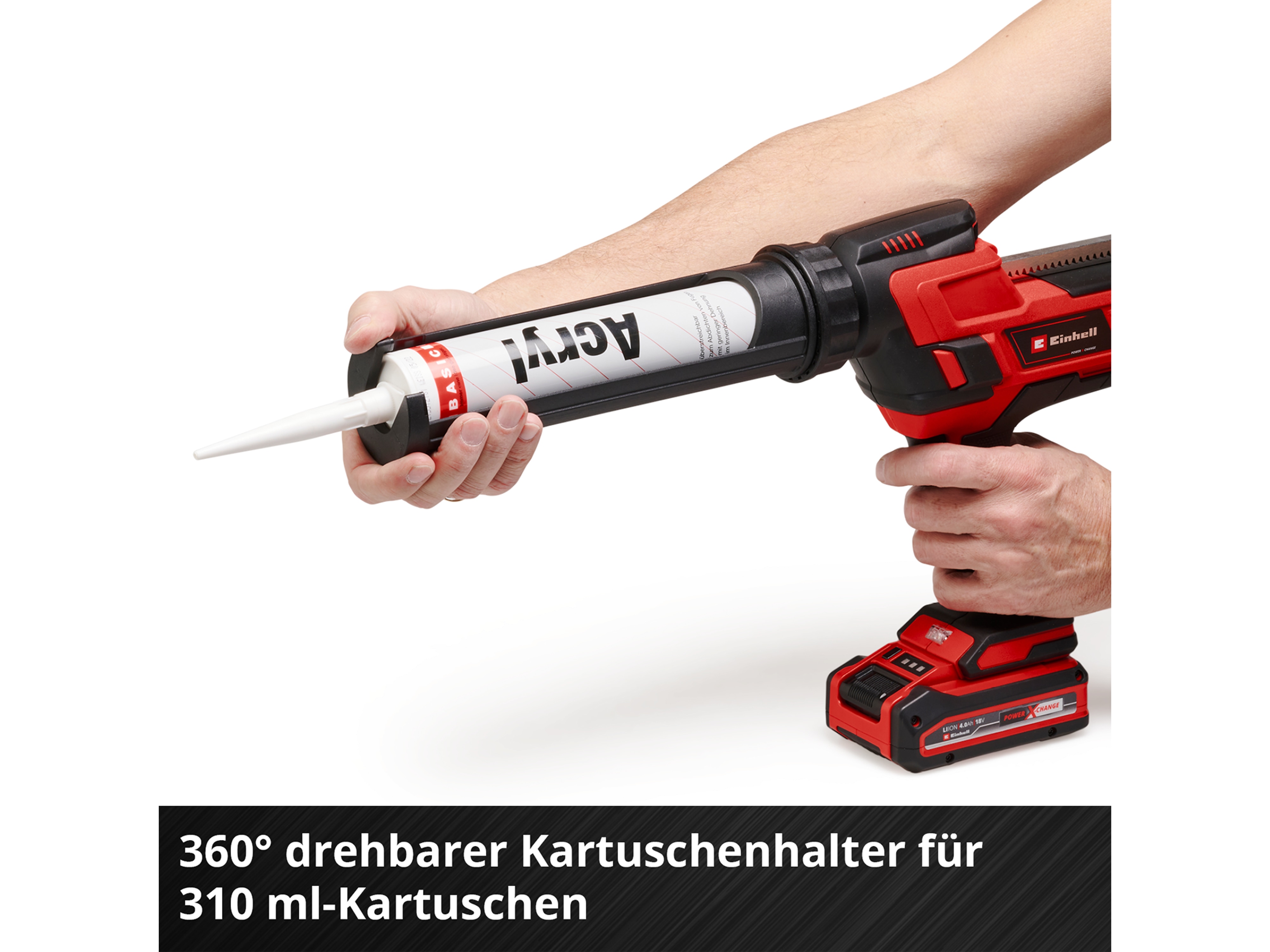 EINHELL Akku-Kartuschenpistole TE-SG 18/10 Li-Solo