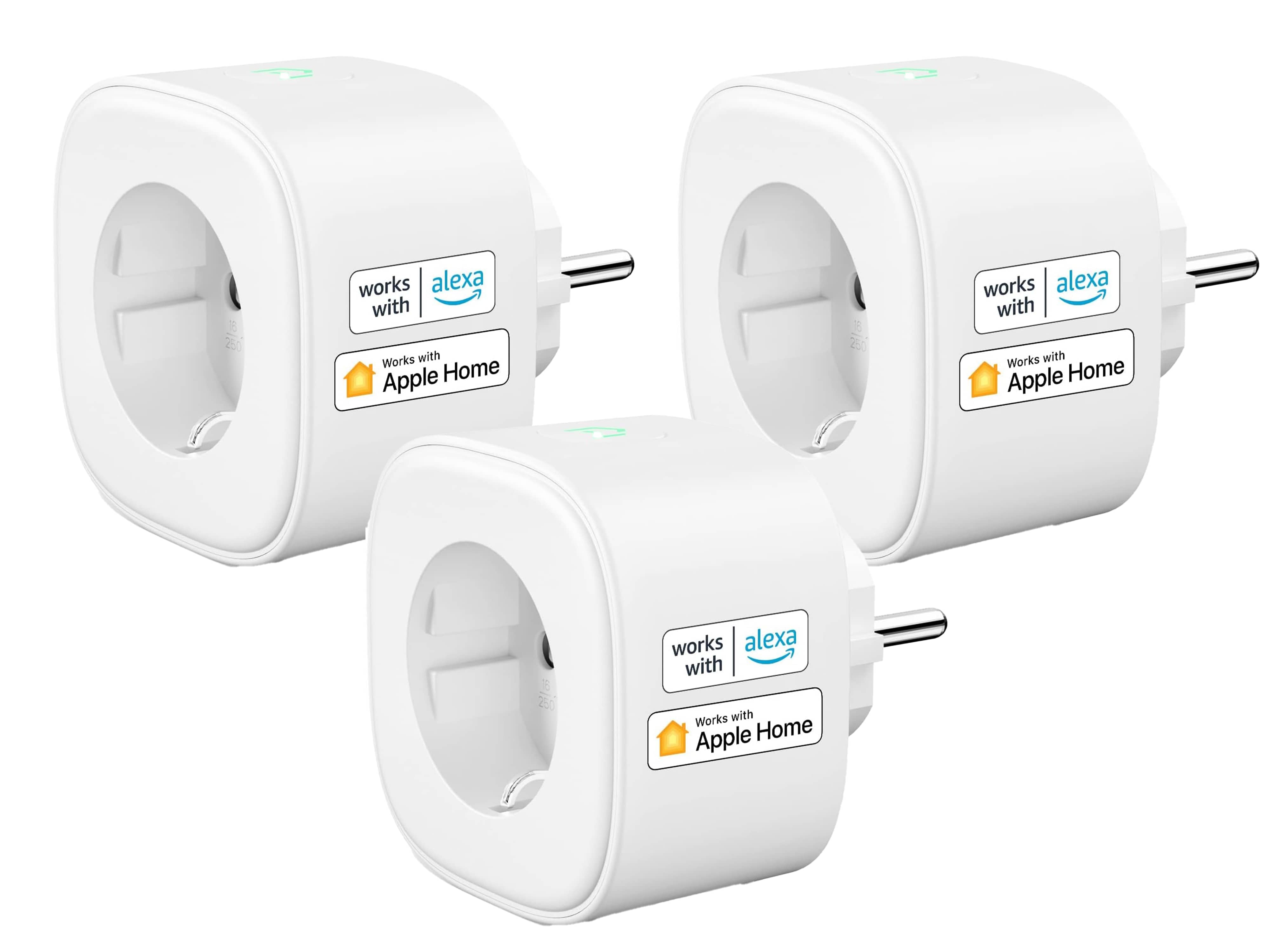 MEROSS WLAN-Steckdose MSS210KG-EU, 3 Stück MEROSS WLAN-Steckdose MSS210KG-EU, 3 Stück
