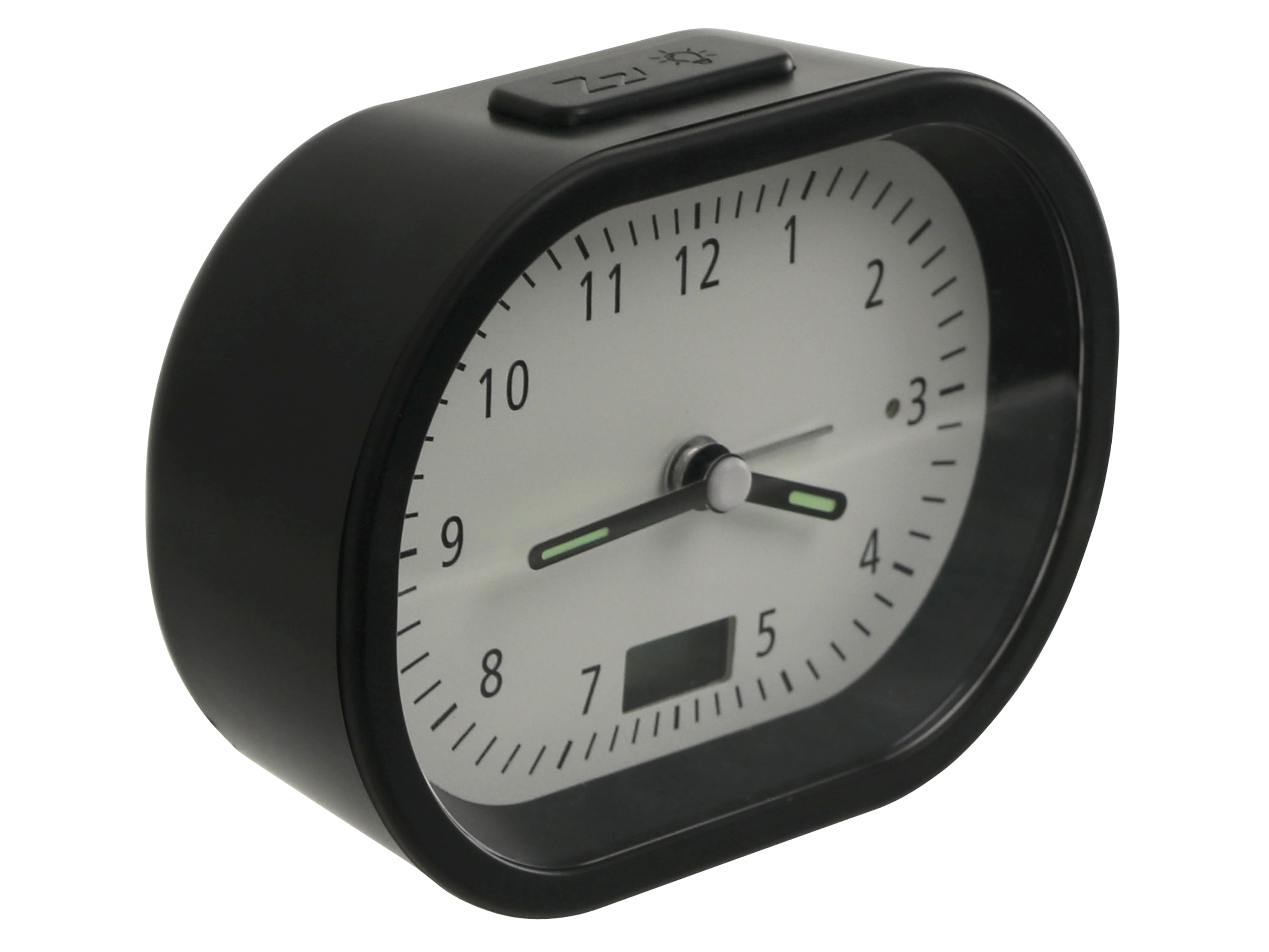 Funkwecker, analog, 784-02-2020-03, schwarz, B-Ware Funkwecker, analog, 784-02-2020-03, schwarz, B-Ware