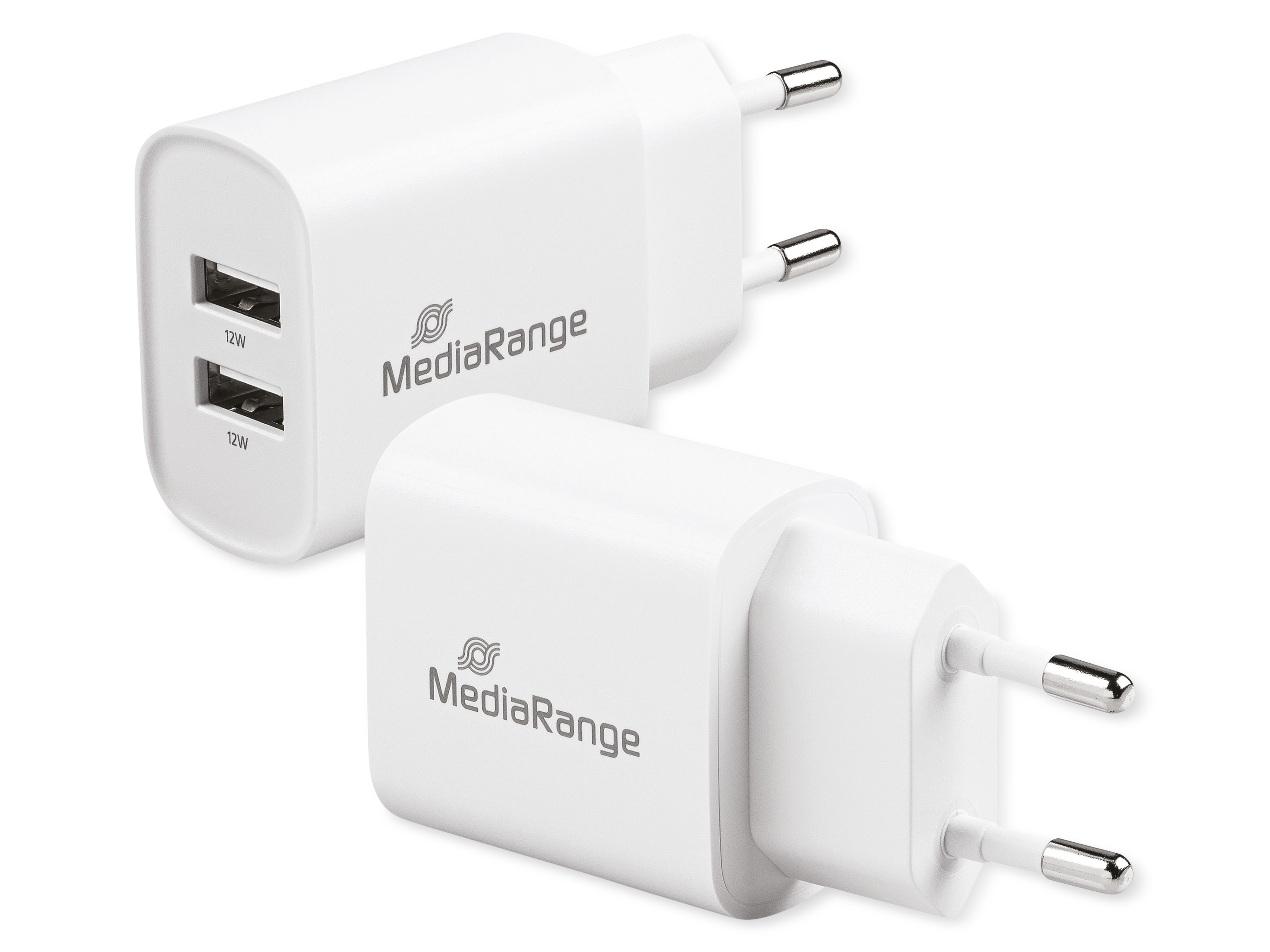 MEDIARANGE USB-Lader MRMA114, 12W, 2x USB-A MEDIARANGE USB-Lader MRMA114, 12W, 2x USB-A