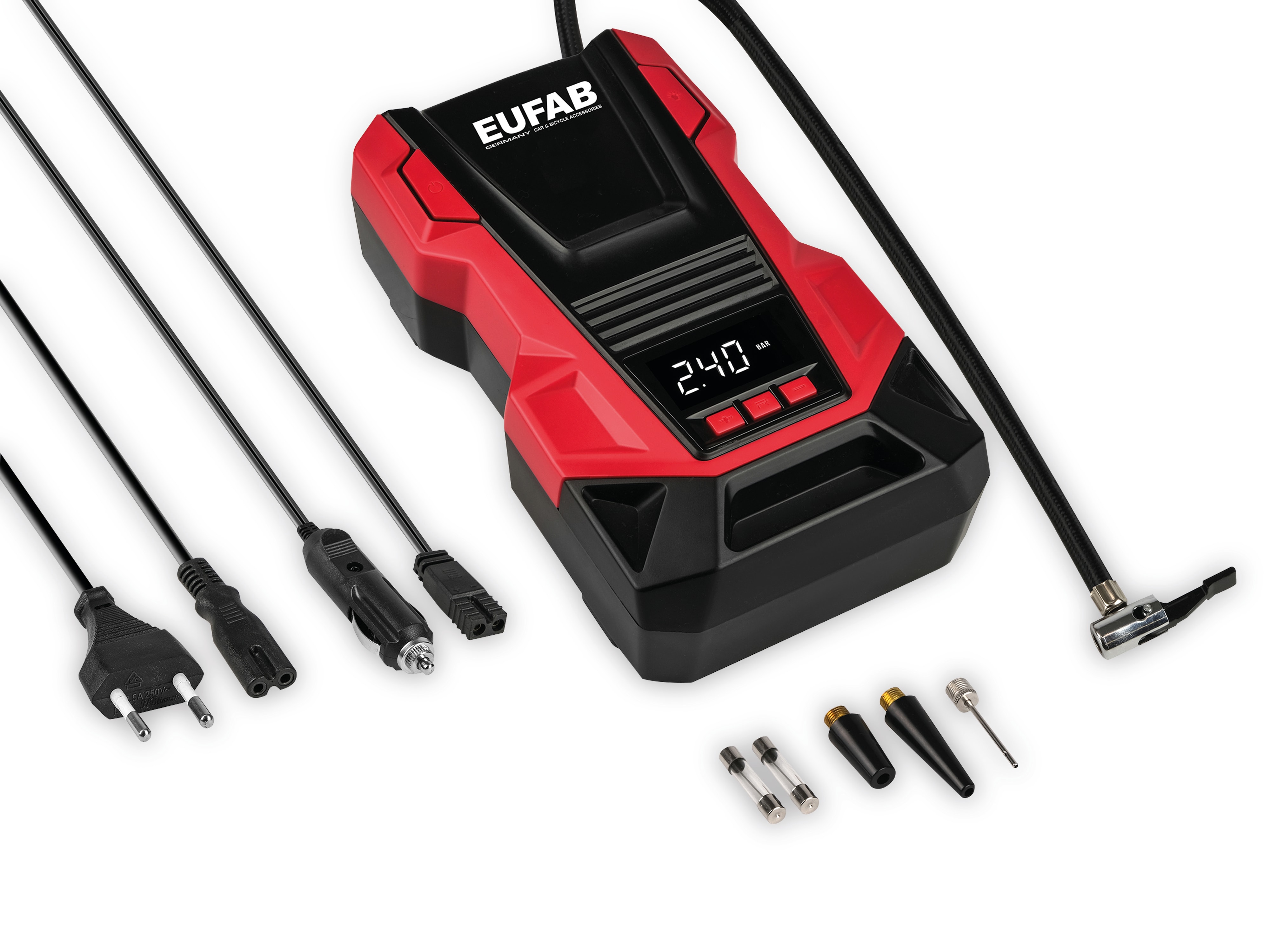 EUFAB Luft-Kompressor Dual Power 12V/230 V EUFAB Luft-Kompressor Dual Power 12V/230 V