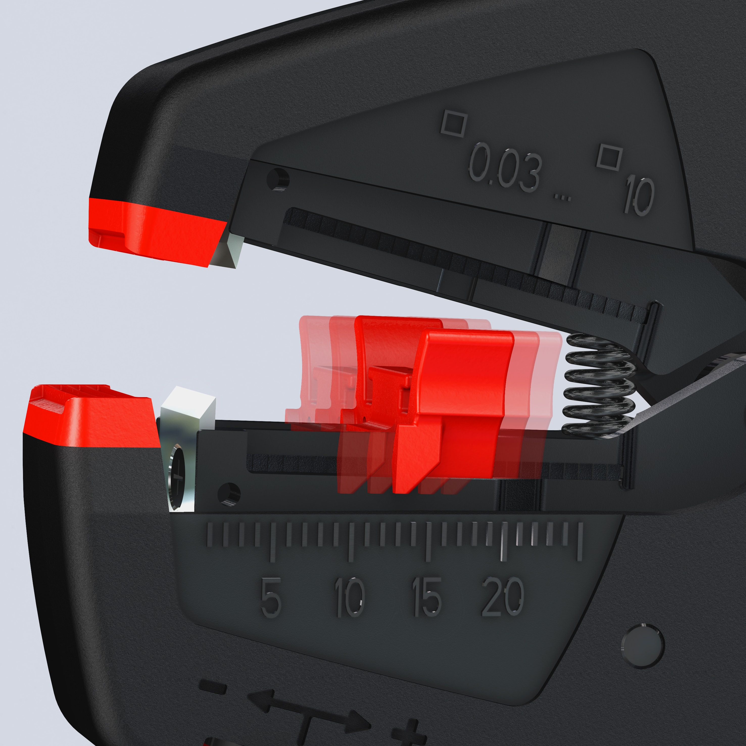 KNIPEX Selbsteinstellende Abisolierzange, 12 40 200 KNIPEX Selbsteinstellende Abisolierzange, 12 40 200