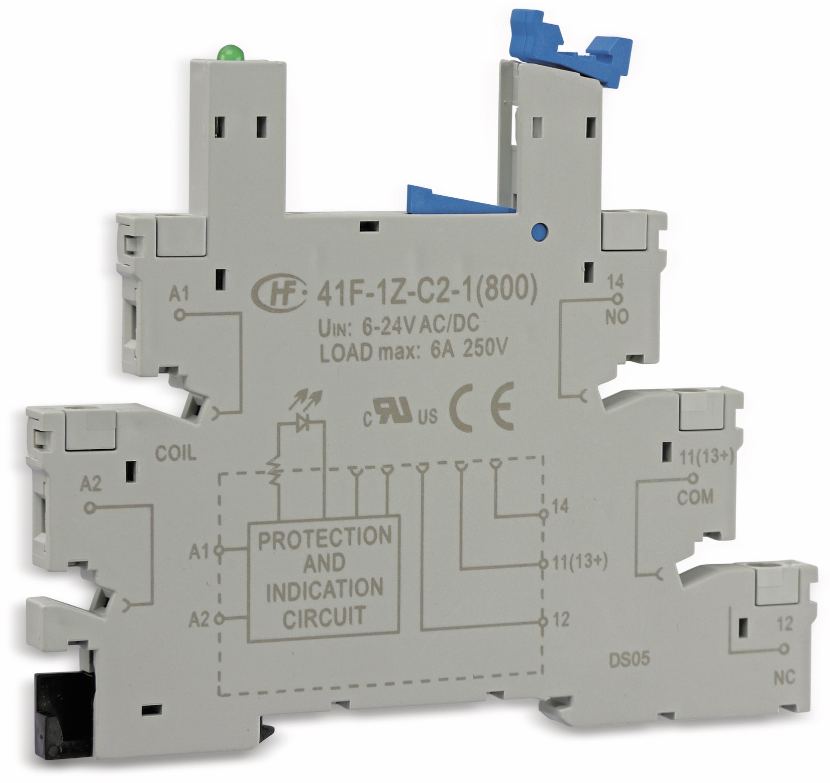 HONGFA Relaisfassung HF41-1Z-C2-1 HONGFA Relaisfassung HF41-1Z-C2-1