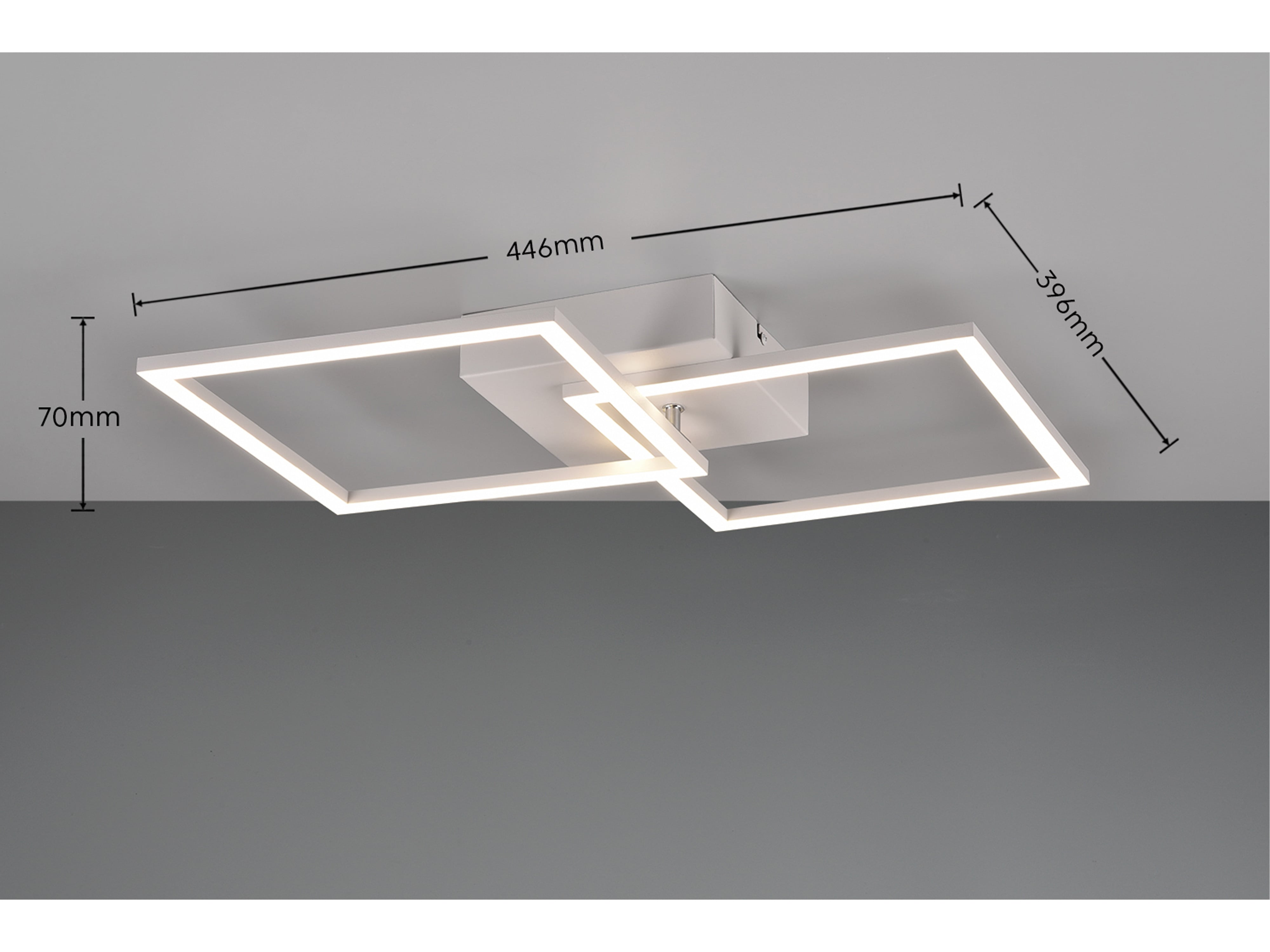 REALITY LED-Deckenleuchte Trail R64492131 weiß, 20 W, 2500 lm, 4000 K REALITY LED-Deckenleuchte Trail R64492131 weiß, 20 W, 2500 lm, 4000 K