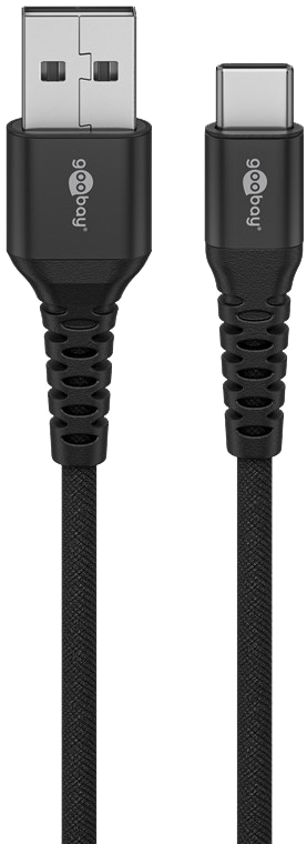GOOBAY USB 2.0 Kabel 74527 A/C 3m schwarz supersoft GOOBAY USB 2.0 Kabel 74527 A/C 3m schwarz supersoft
