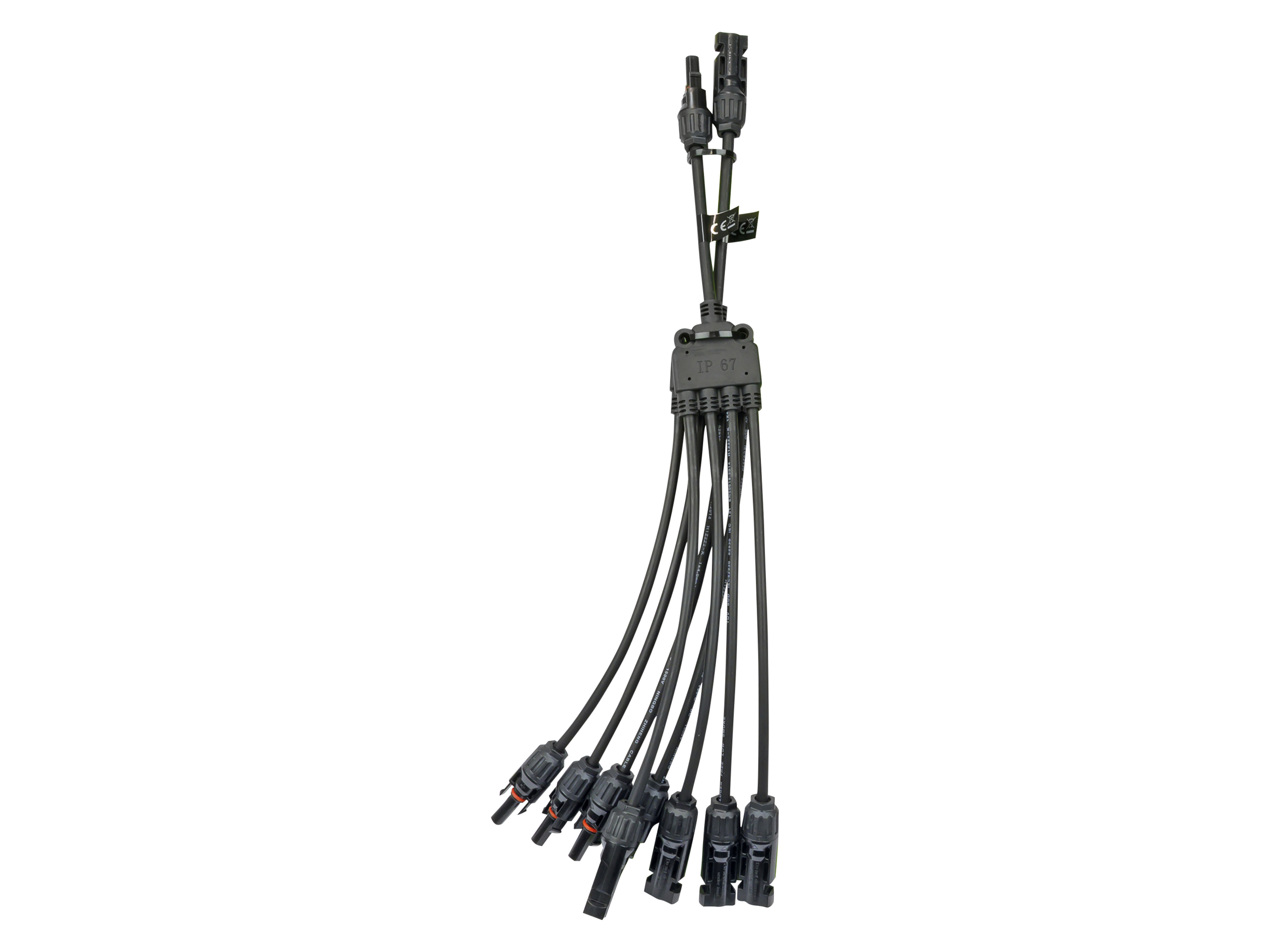 SCHWAIGER Solar Verteiler/Kabeladapter 4in1, SOMC4214, 35 cm SCHWAIGER Solar Verteiler/Kabeladapter 4in1, SOMC4214, 35 cm
