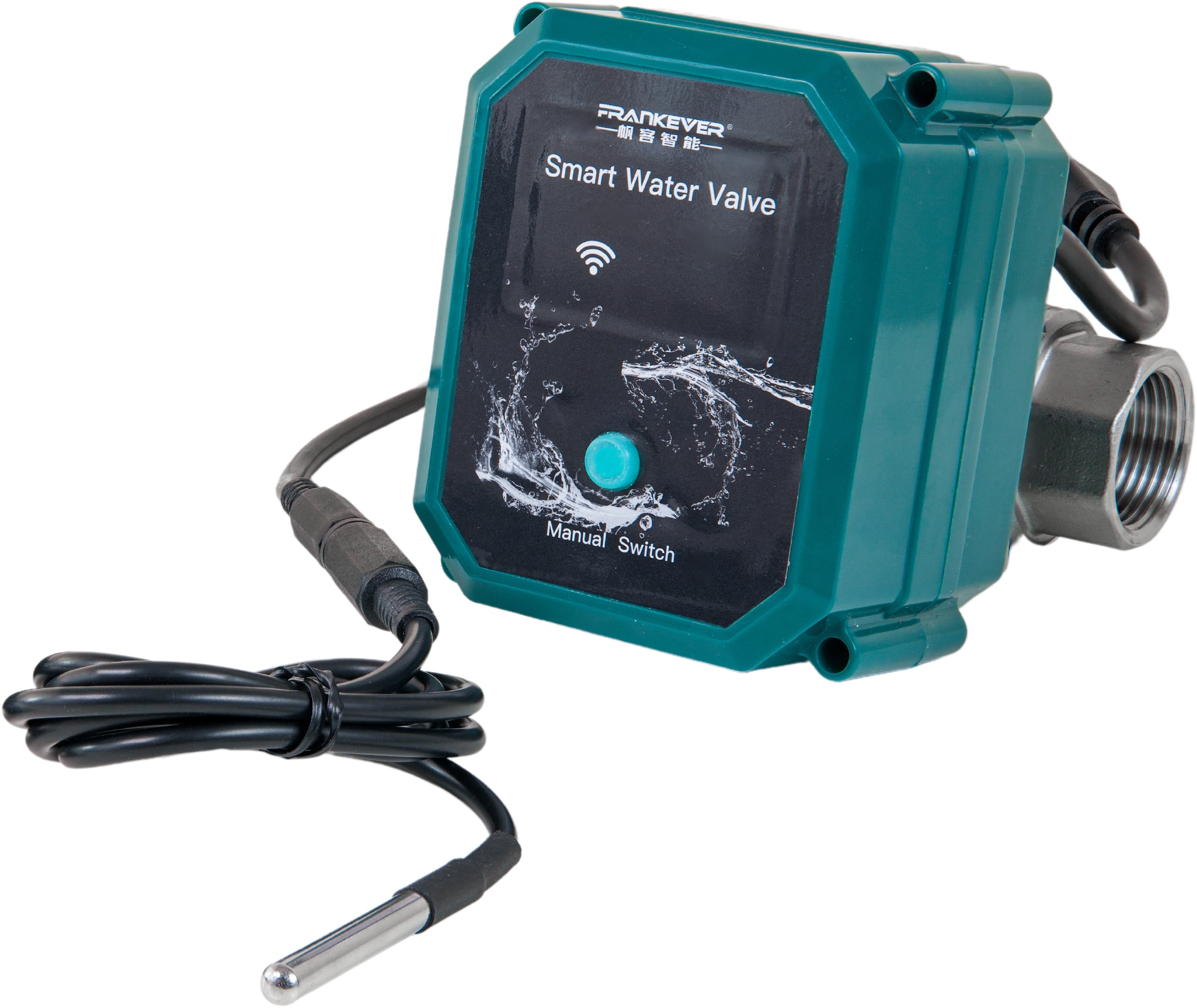 FRANKEVER Wasserventil Smart Water Valve DN20, grün/schwarz FRANKEVER Wasserventil Smart Water Valve DN20, grün/schwarz