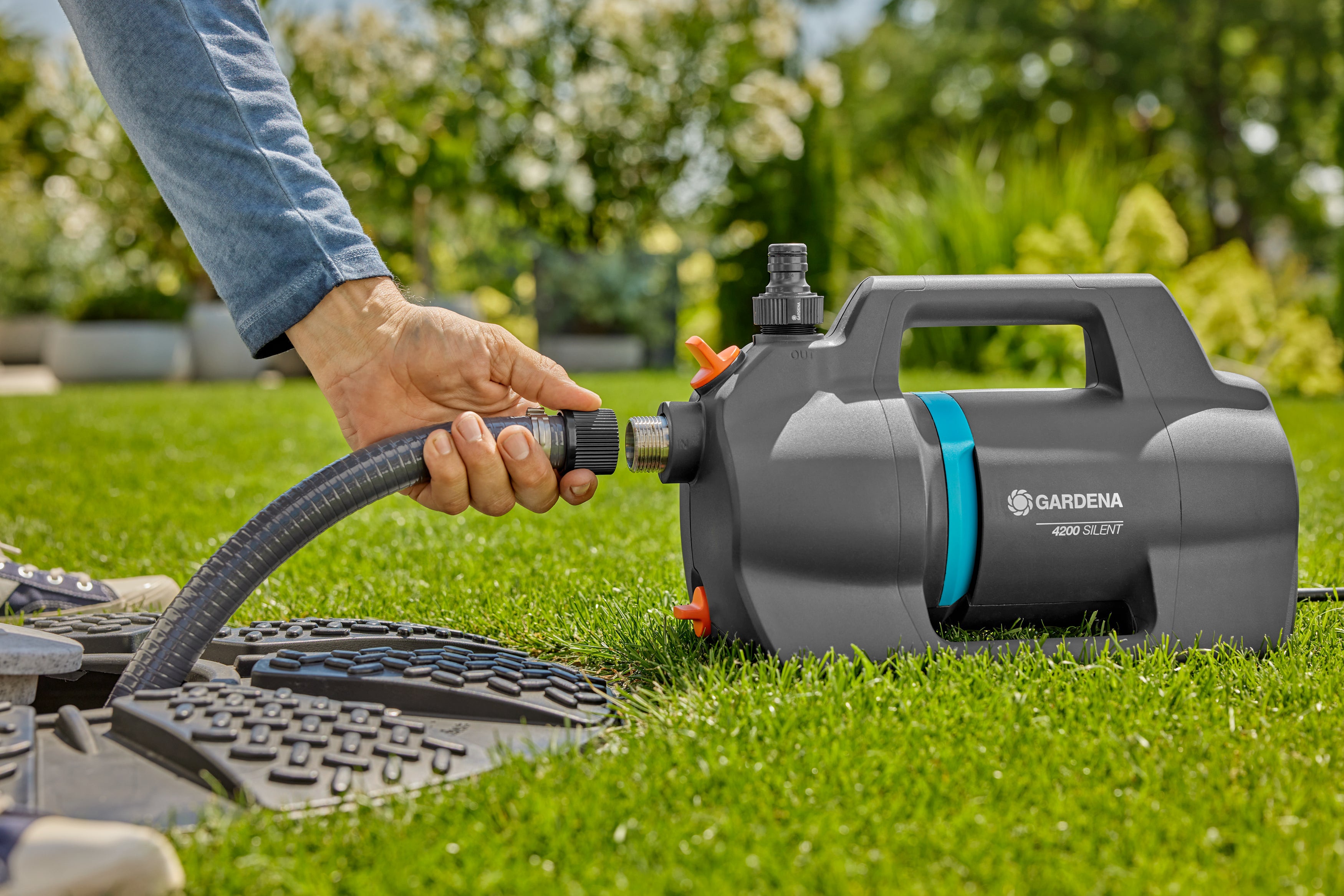 GARDENA Gartenpumpe 4200 Silent, 09054-20 GARDENA Gartenpumpe 4200 Silent, 09054-20
