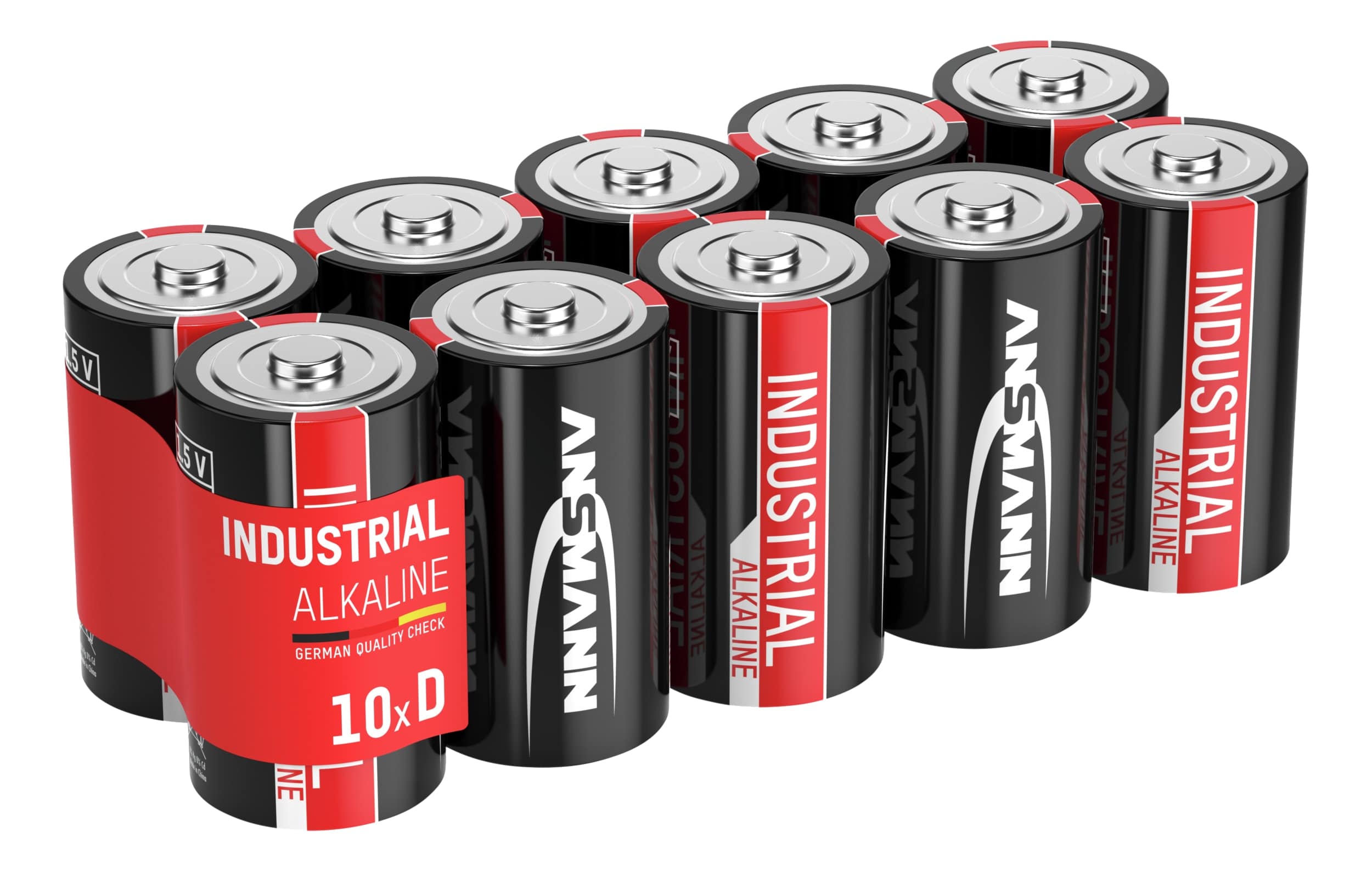 ANSMANN Alkaline Batterie Mono D / LR20, Industrial, 10 Stück ANSMANN Alkaline Batterie Mono D / LR20, Industrial, 10 Stück