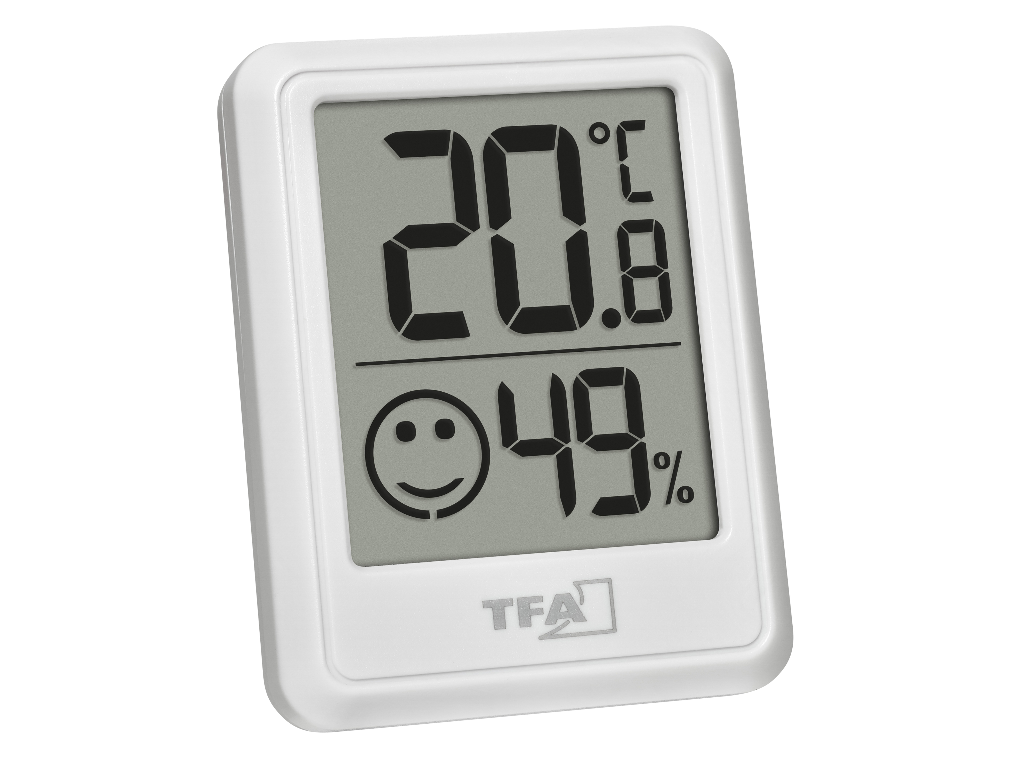 TFA Digitales Thermo-Hygrometer 30.5060.02.03, 3 Stück, weiß TFA Digitales Thermo-Hygrometer 30.5060.02.03, 3 Stück, weiß