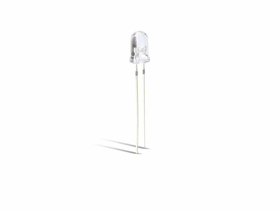 EVERSTAR LEDs ESL-R5A44NWCE038, weiß, 5 mm, 10 Stück EVERSTAR LEDs ESL-R5A44NWCE038, weiß, 5 mm, 10 Stück