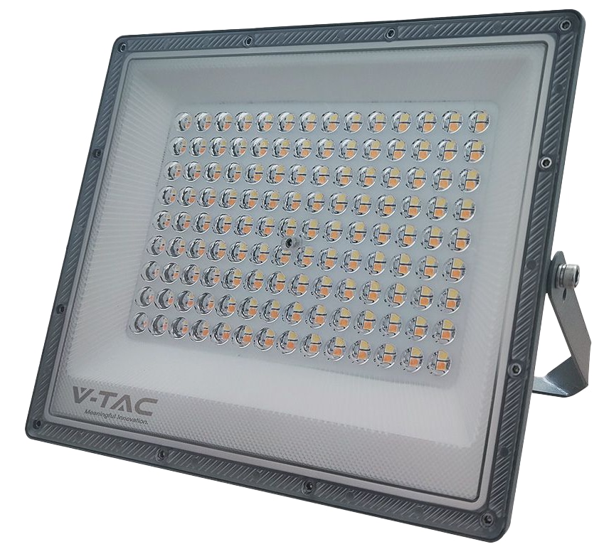 V-TAC LED-Fluter, VT-44050, EEK: F, 100 W, 8150 lm, CCT, IP65, grau V-TAC LED-Fluter, VT-44050, EEK: F, 100 W, 8150 lm, CCT, IP65, grau