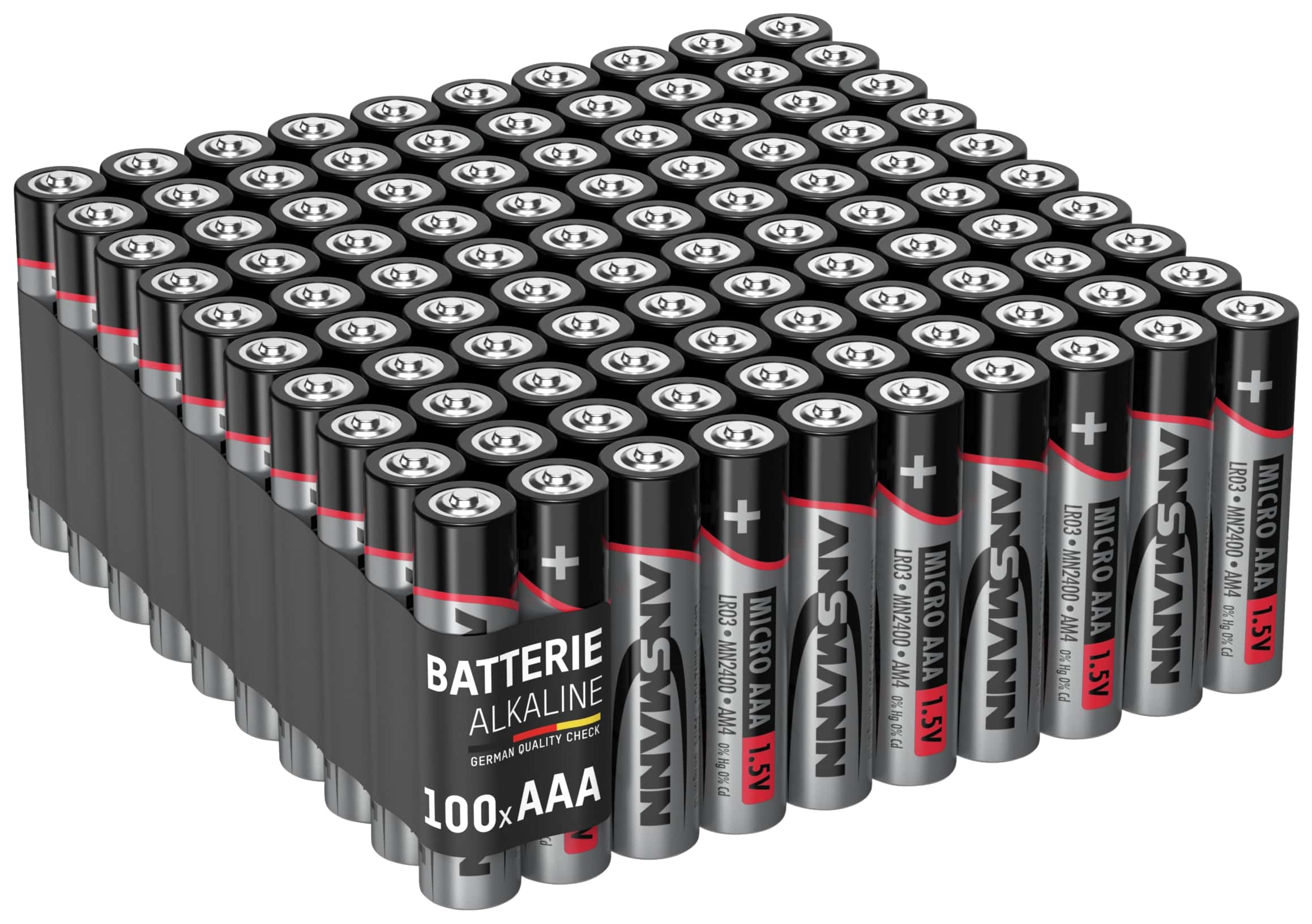 ANSMANN Micro-Batterie-Set, Alkaline, 100 Stück ANSMANN Miro-Batterie-Set, Alkaline, 100 Stück