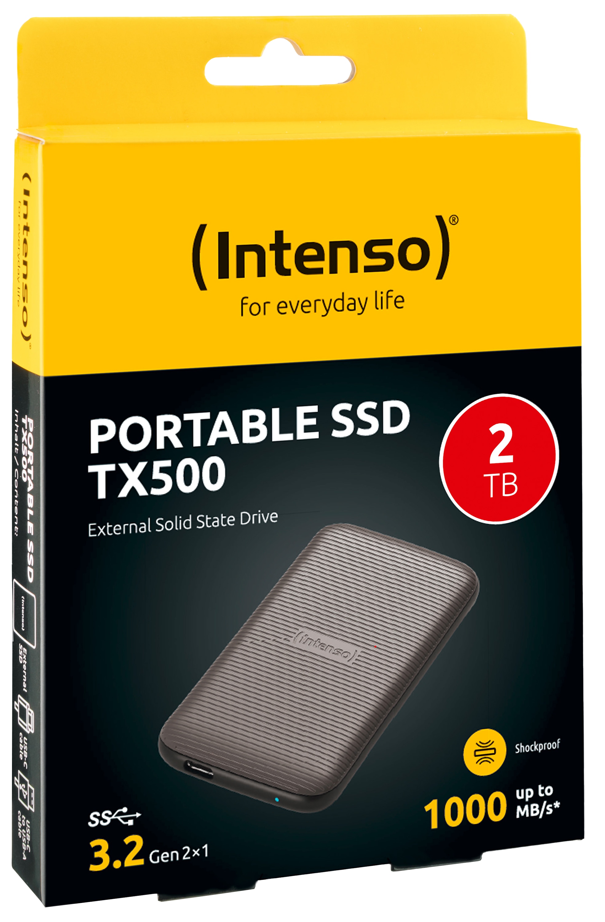INTENSO USB 3.2-SSD TX500 2TB INTENSO USB 3.2-SSD TX500 2TB