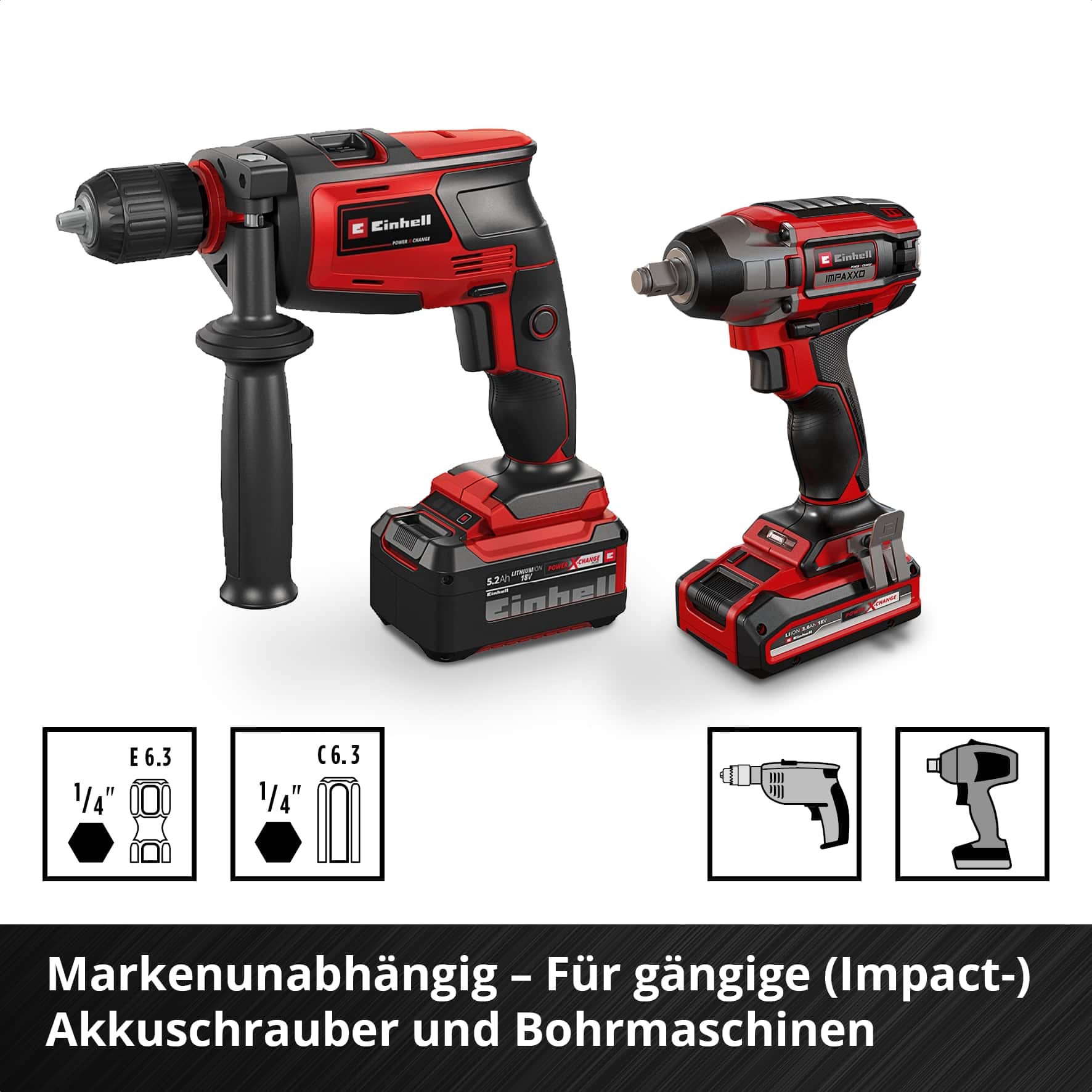 EINHELL Bit- & Steinbohrer-Set, 108753, M-Case, 33-teilig EINHELL Bit- & Steinbohrer-Set, 108753, M-Case, 33-teilig